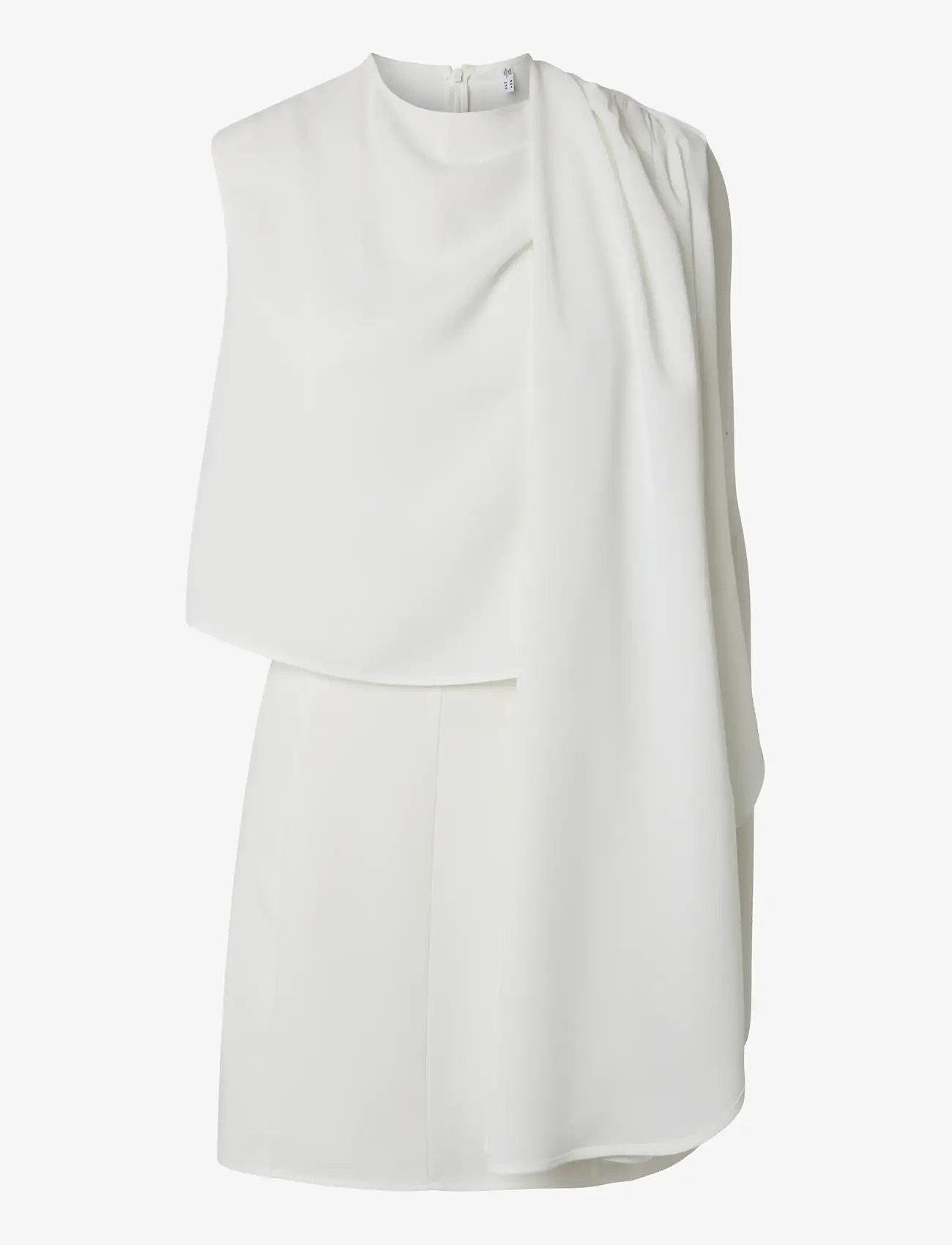 YAS - YASROSETTA SHORT CAPE DRESS - D2D - konfirmationstøj - star white - 0