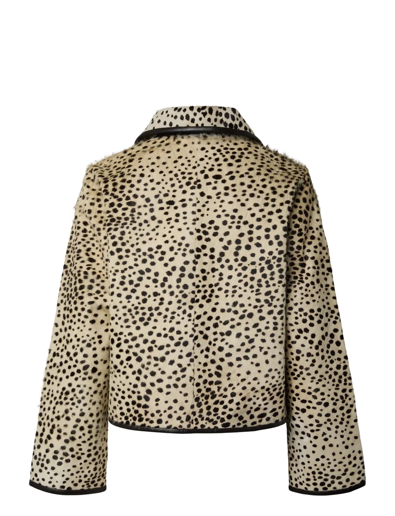 YAS - YASCHEEMI LS LEATHER JACKET - D2D - sea pearl - 2
