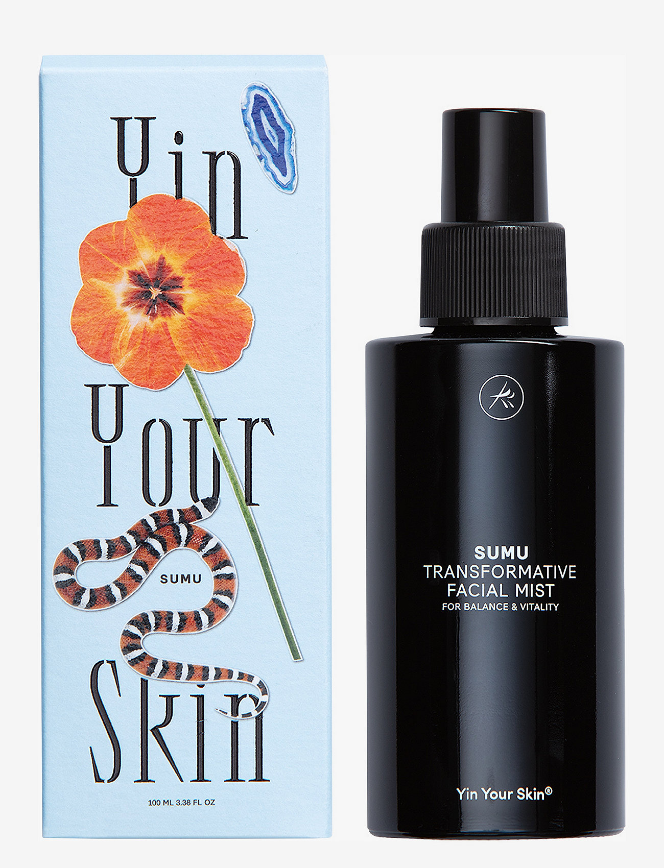 Yin your skin - Yin Your Skin® SUMU Transformative Facial Mist for Balance & Vitality 100 ml - kasvosuihkeet - clear - 1