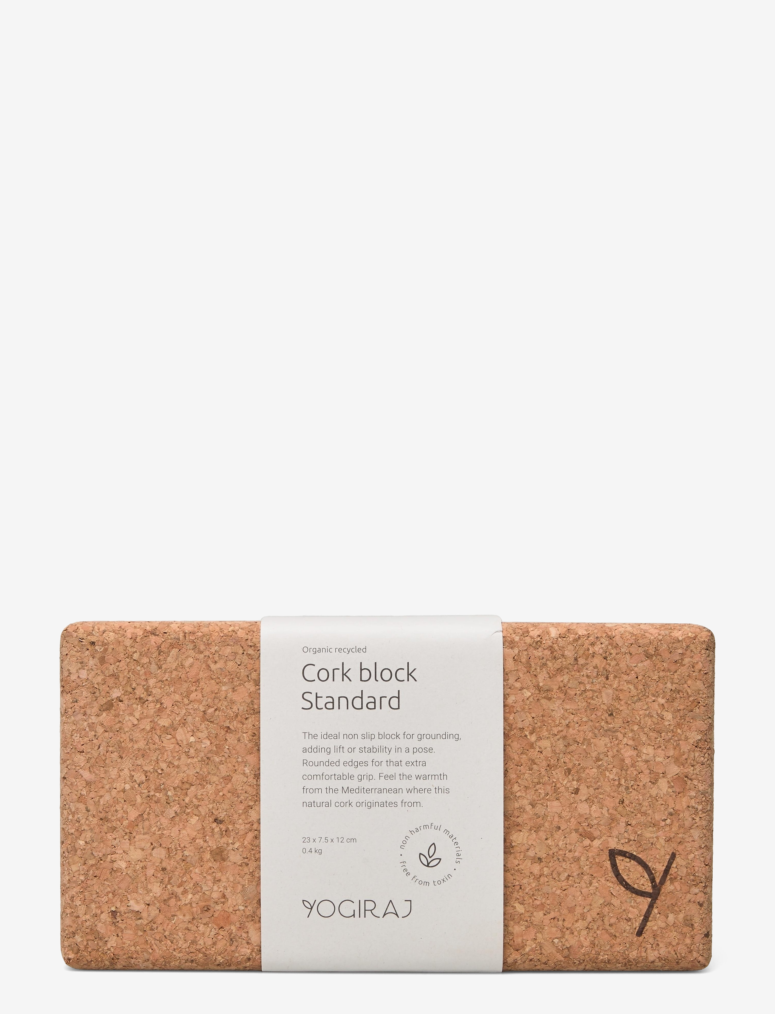 Yogiraj Cork Block, Standard Yogiraj, One Size, Yoga Equipment, Beige - Blocks And Straps, Frauen
