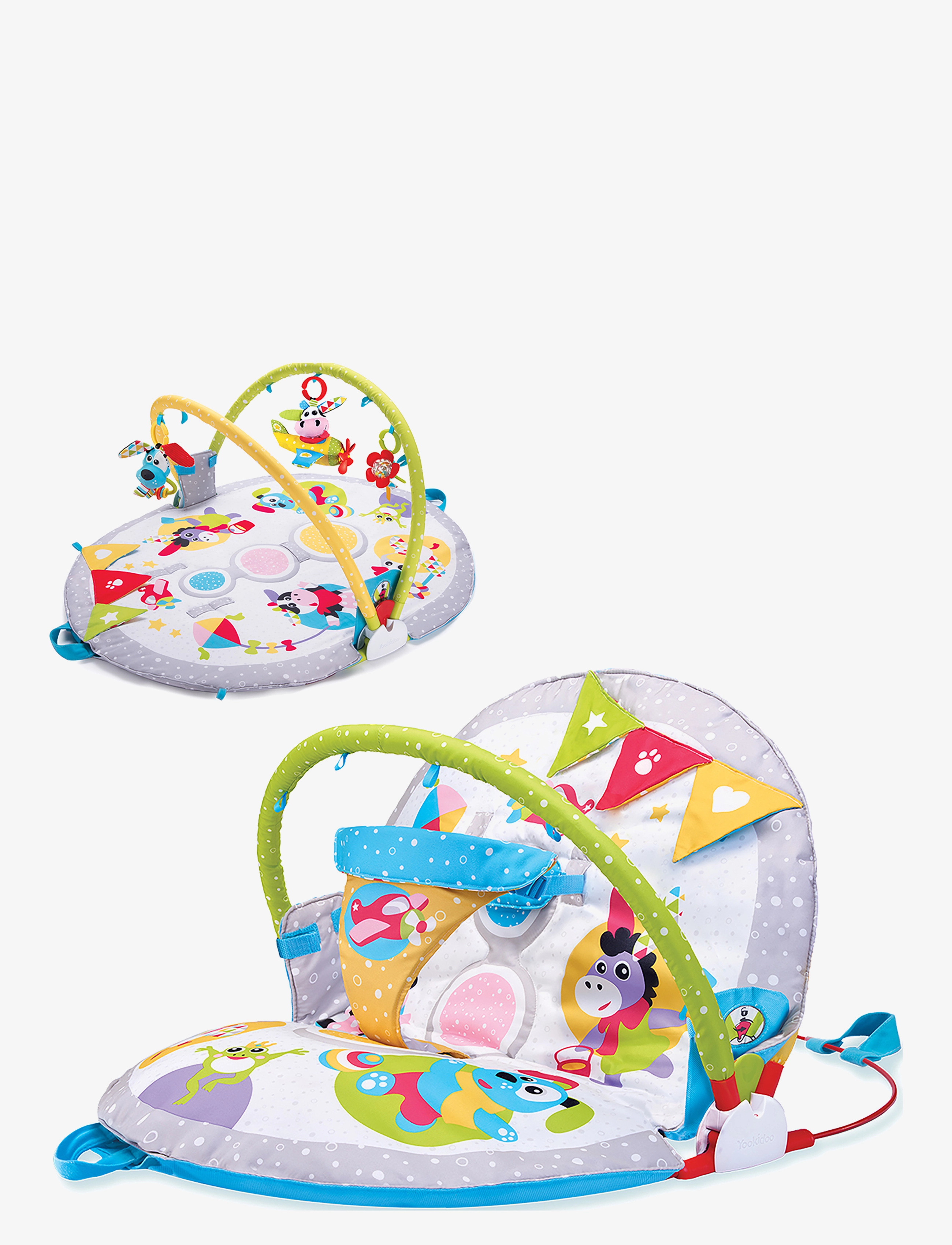Gymotion Lay to Sit-Up Play - MULTICOLOR