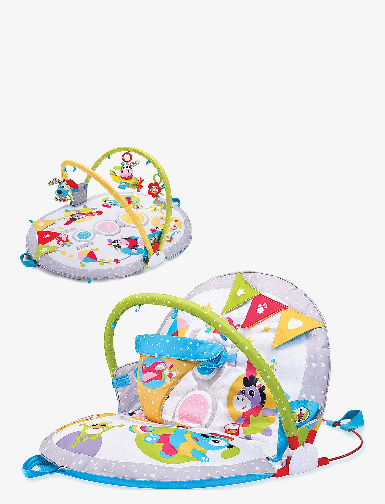 Gymotion Lay to Sit-Up Play - MULTICOLOR