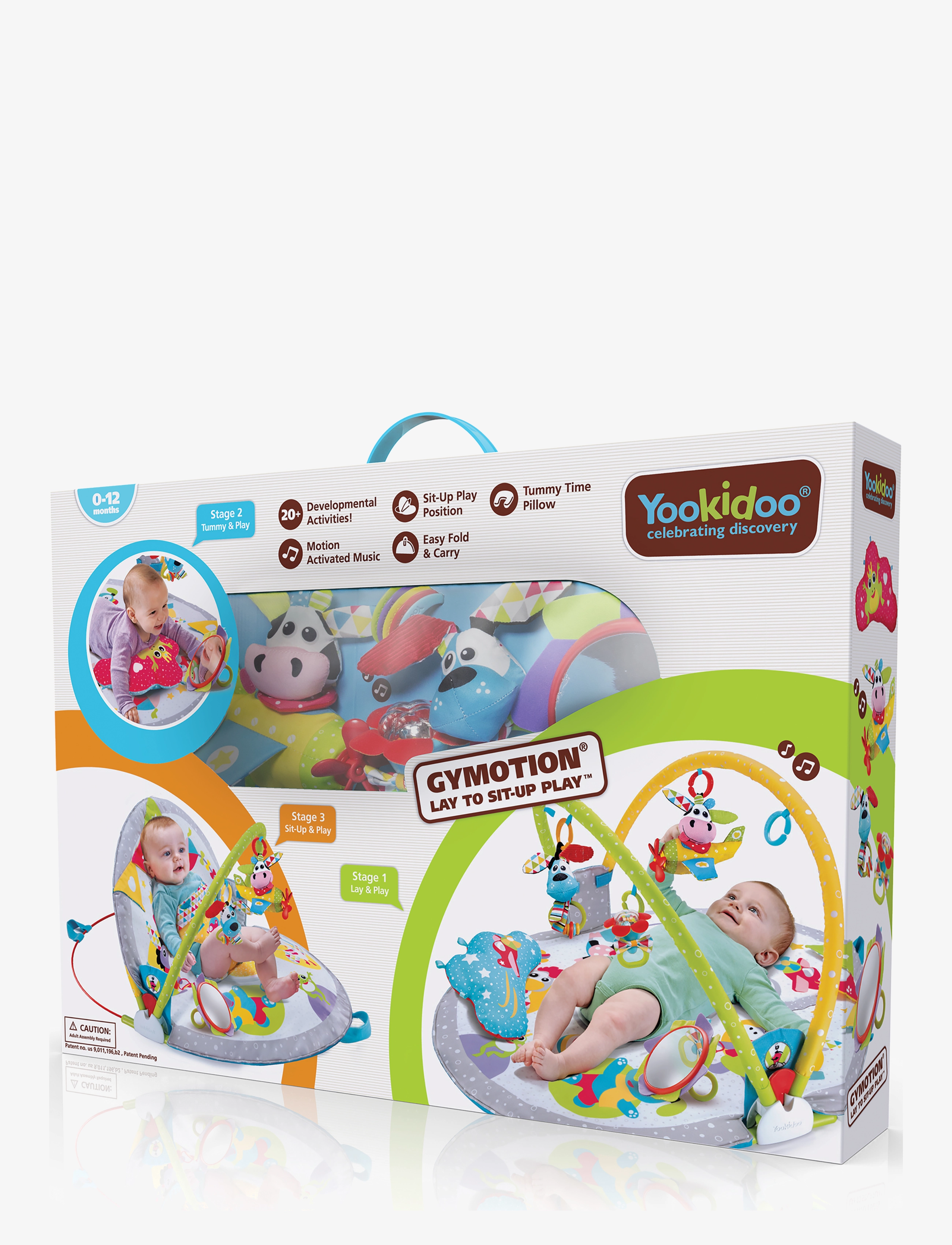 Yookidoo - Gymotion Lay to Sit-Up Play - multicolor - 1