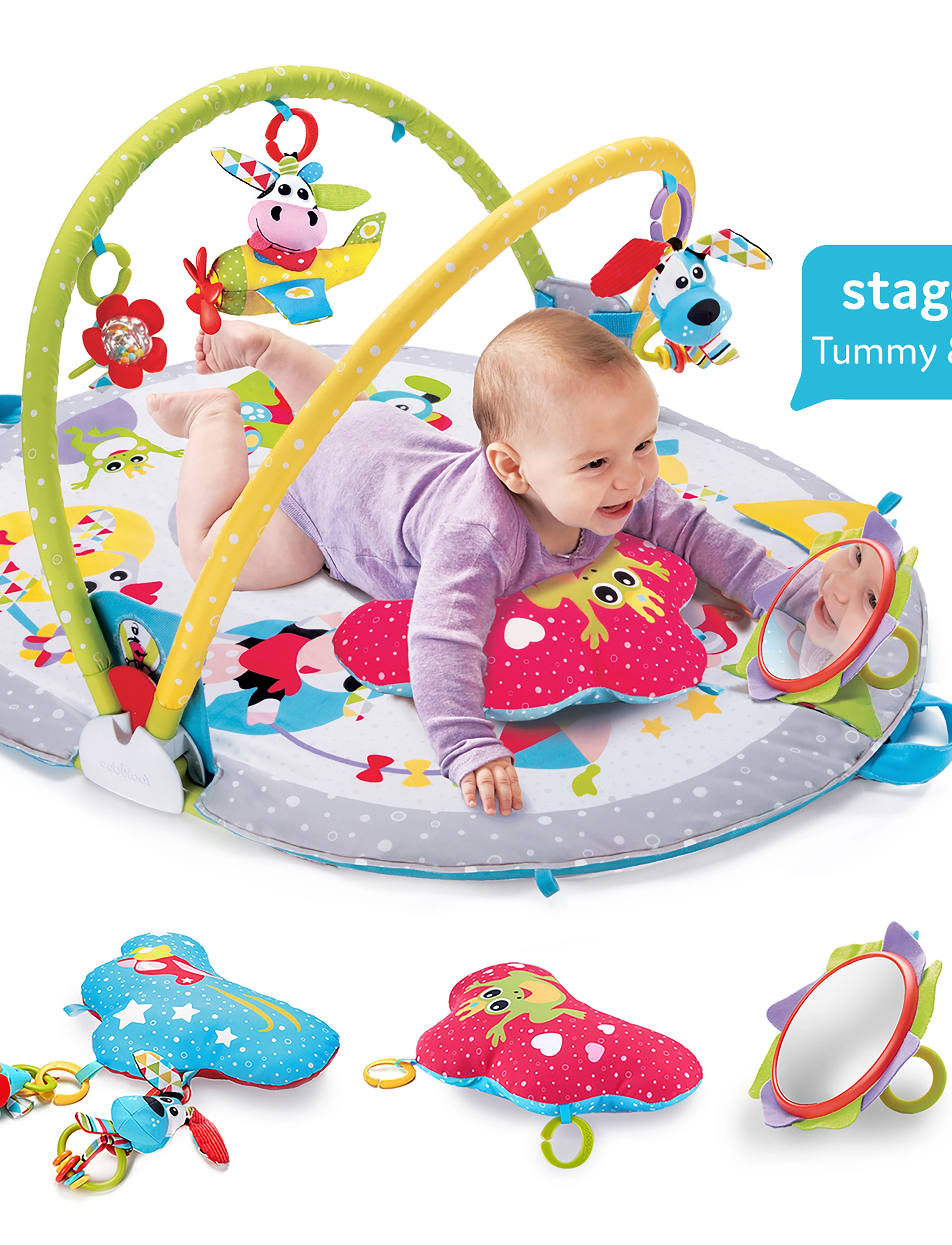 Yookidoo - Gymotion Lay to Sit-Up Play - multicolor - 3
