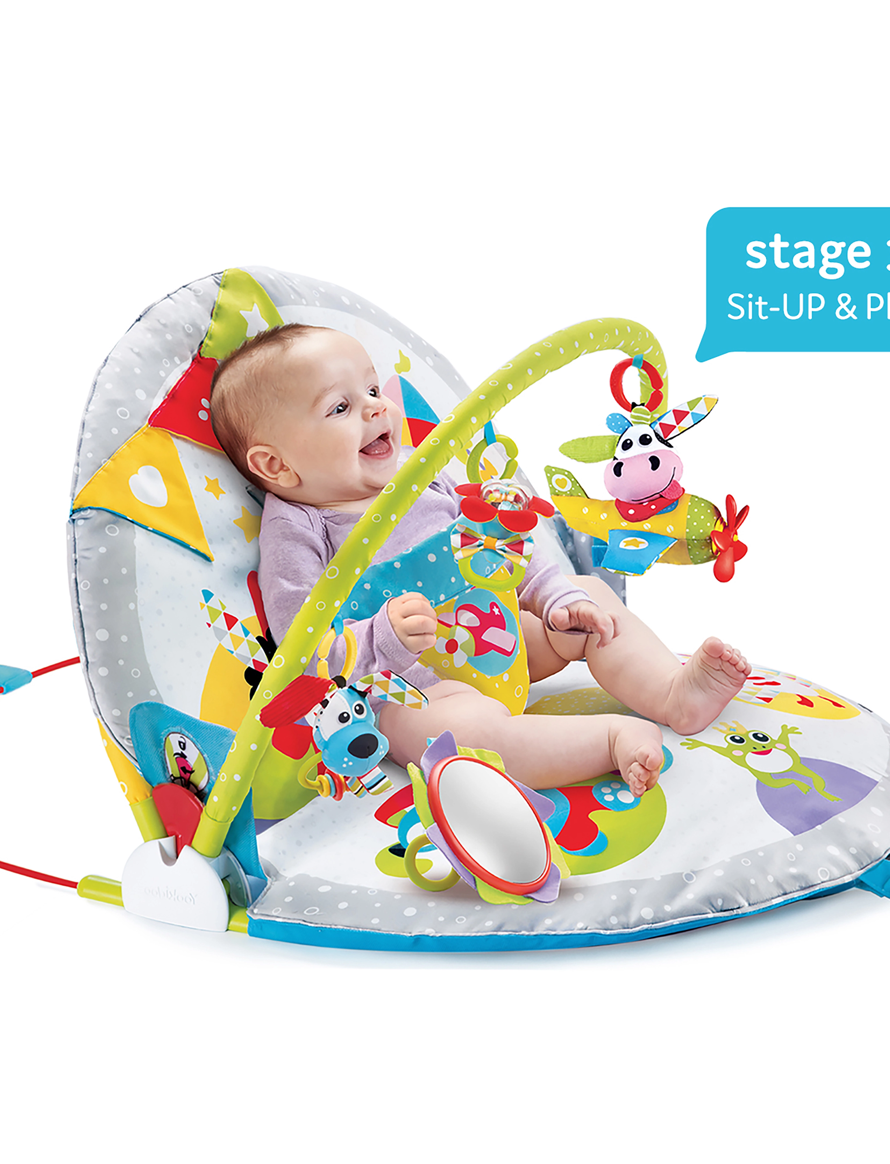 Yookidoo - Gymotion Lay to Sit-Up Play - multicolor - 4