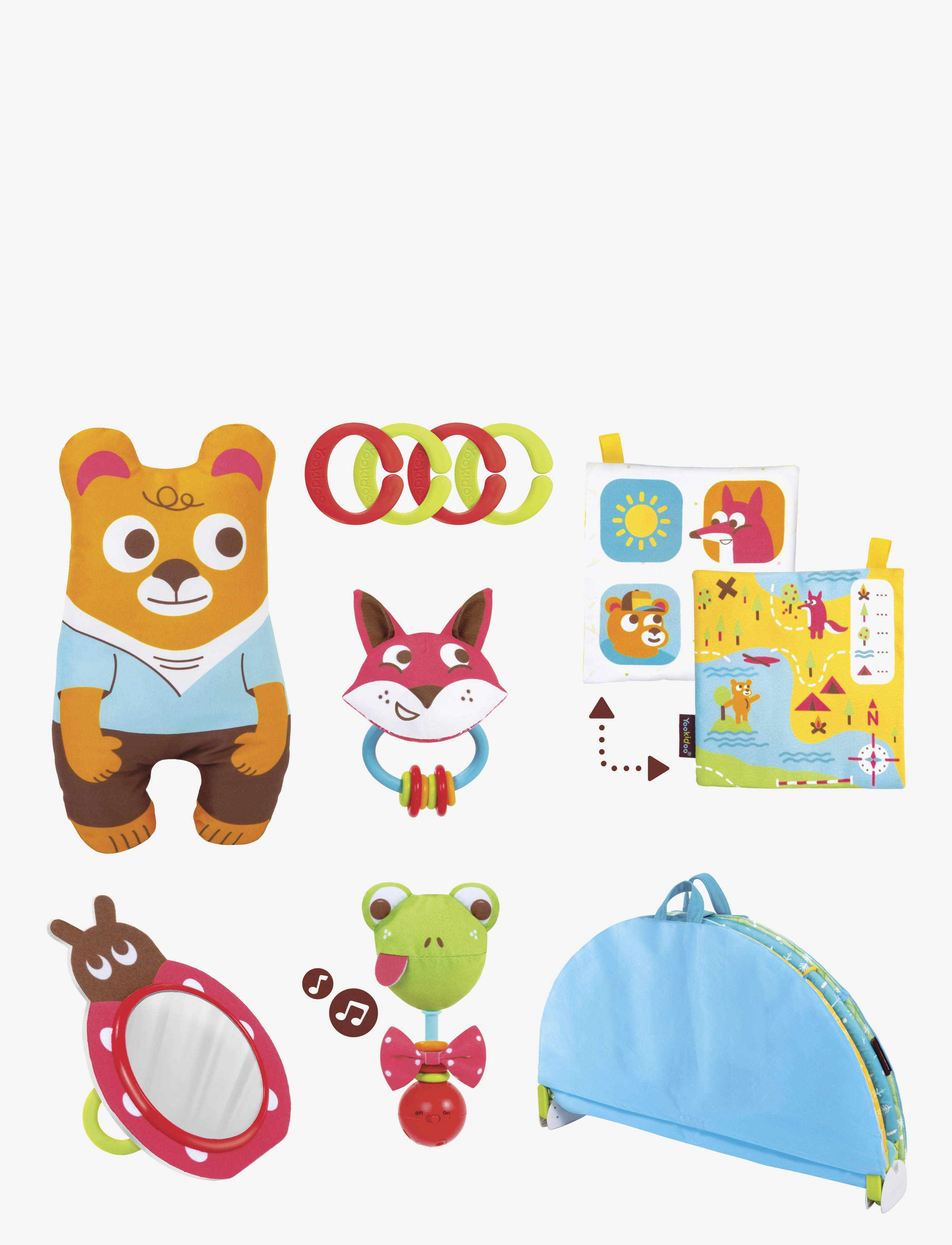 Yookidoo - Gymotion Play 'N' Nap - aktivitetscentre - multicolor - 1