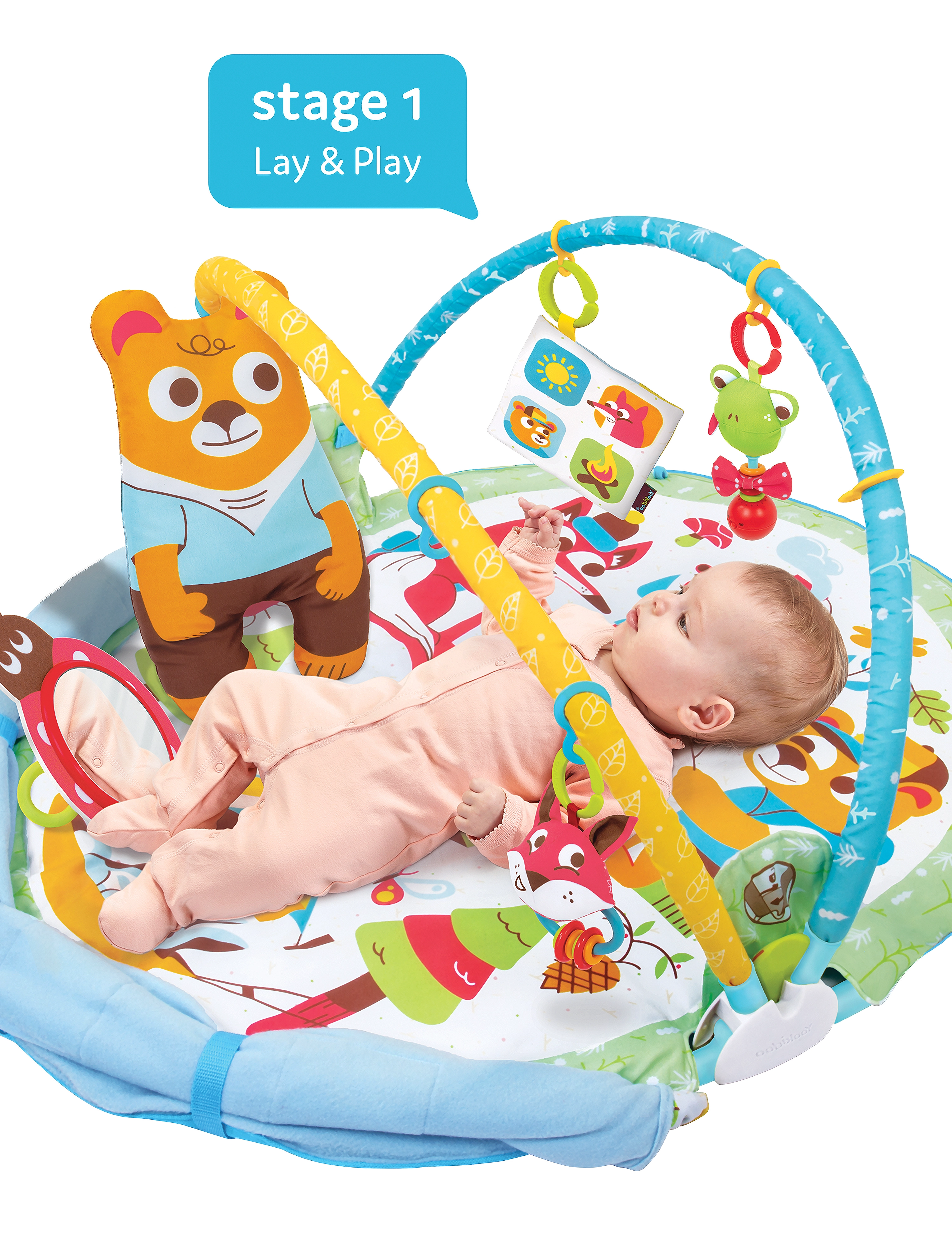 Yookidoo Gymotion Play 'N' Nap, Børn, Activity Gyms, Multi/mønstret, Str: ONE SIZE