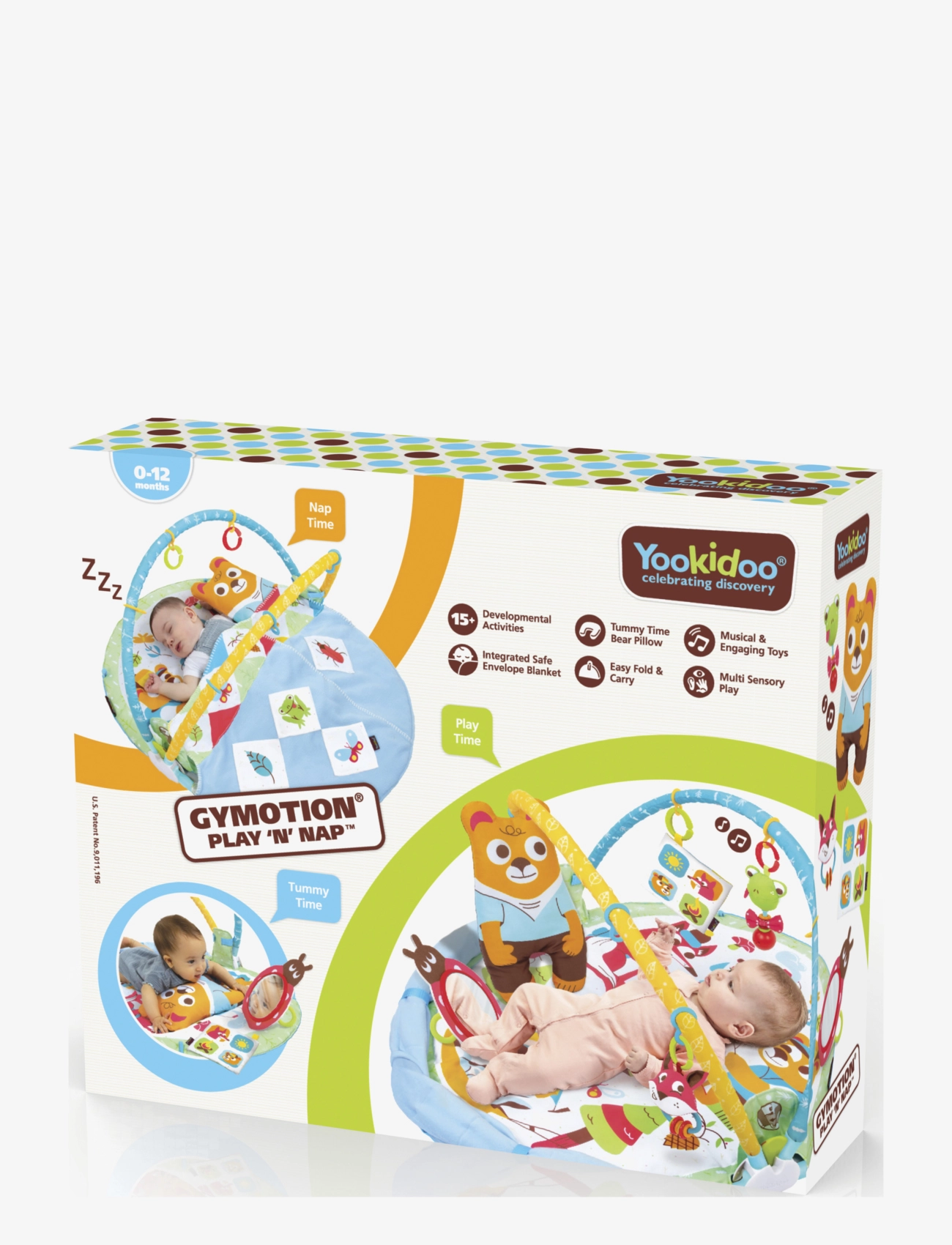 Yookidoo - Gymotion Play 'N' Nap - aktivitetscentre - multicolor - 2
