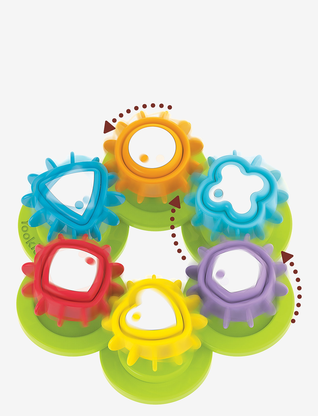 Yookidoo - Shape 'N' Spin Gear Sorter - multicolor - 0