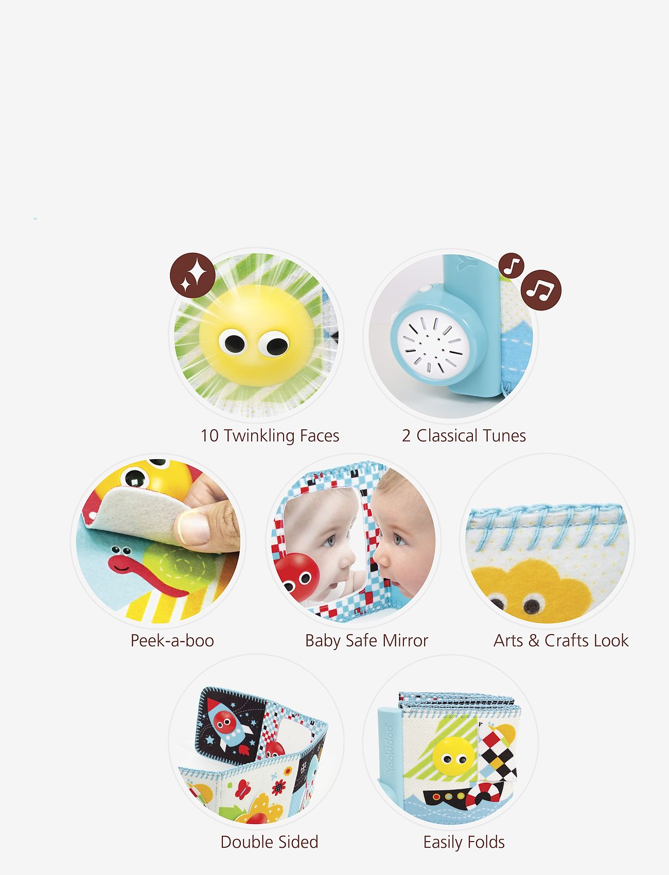Yookidoo - Lights 'N' Music Baby Book - multicolor - 3