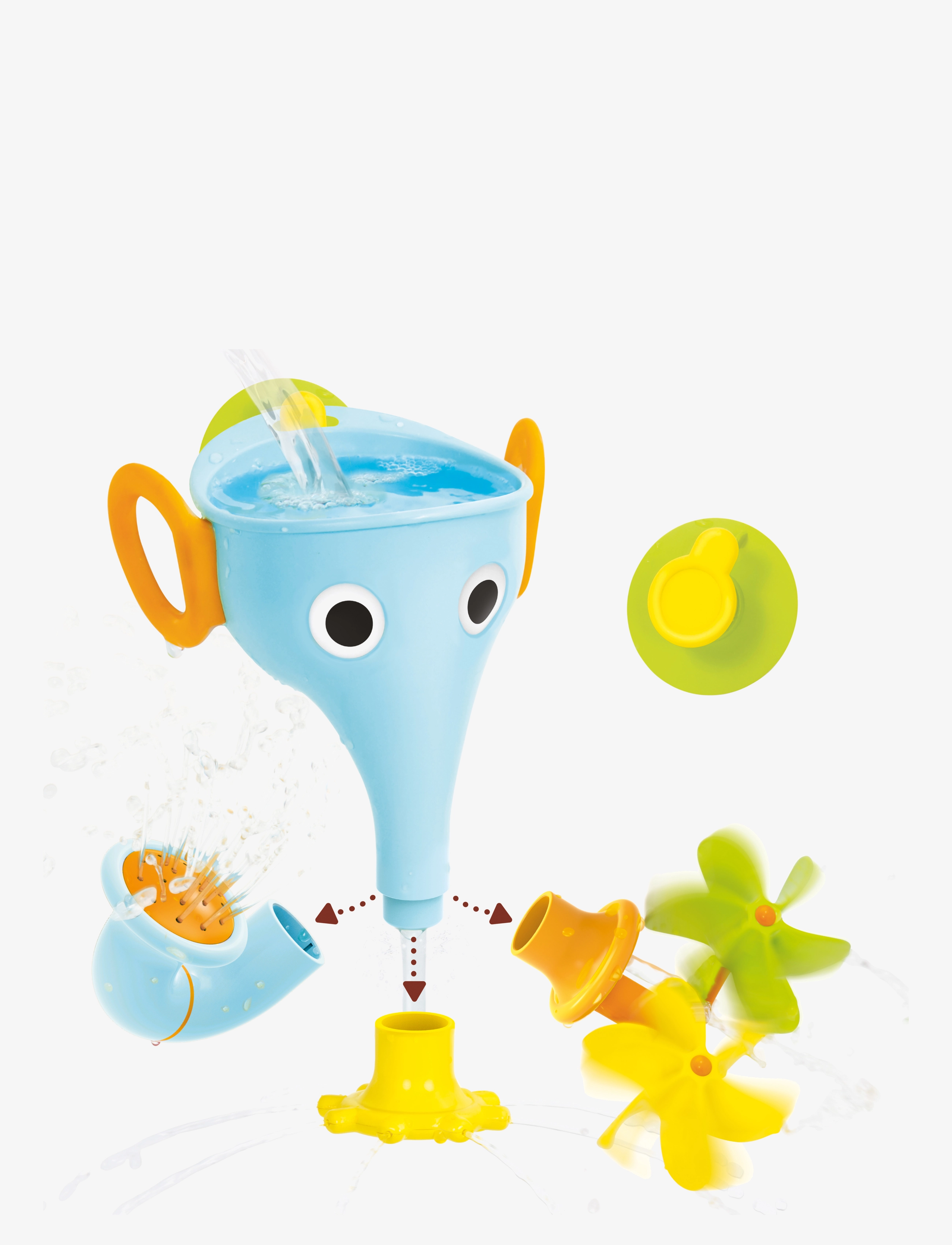 Yookidoo - FunEleFun Fill 'N' Sprinkle - badeleker - blue - 1