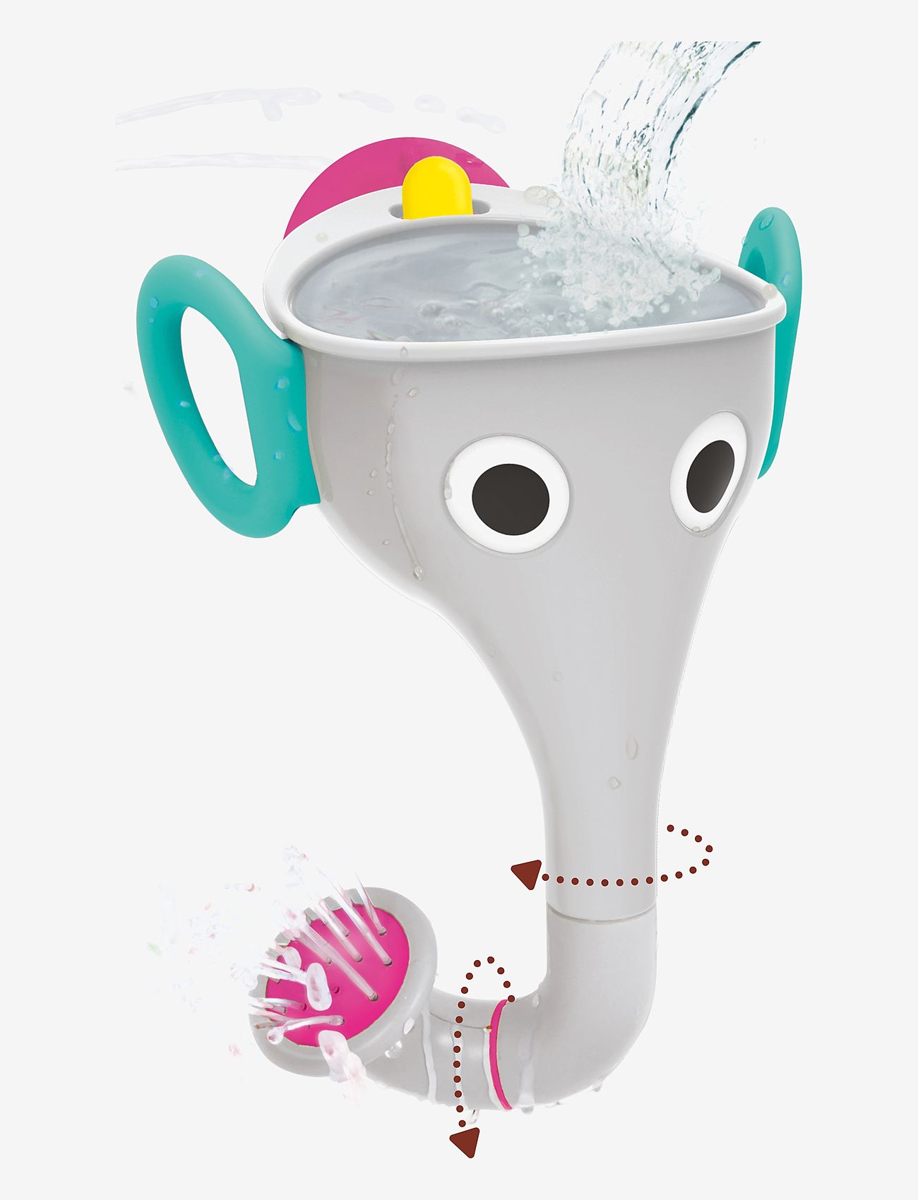 Yookidoo - FunEleFun Fill 'N' Sprinkle - badleksaker - grey - 1