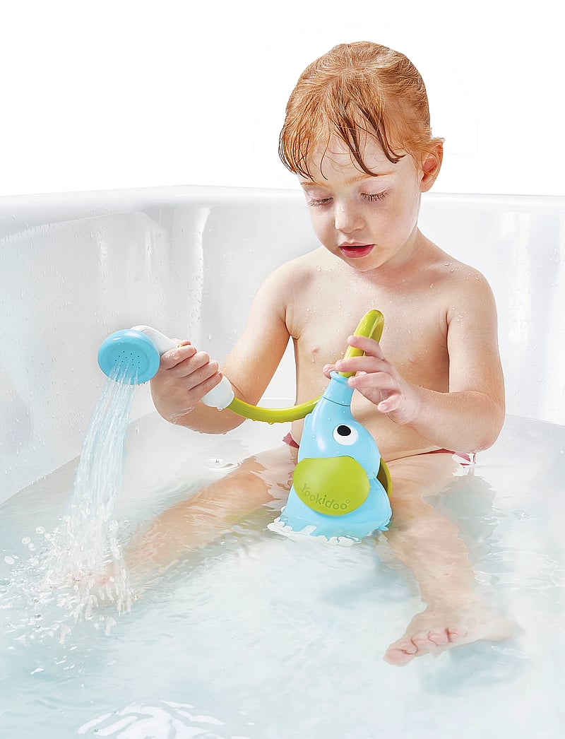 Yookidoo - Elephant Baby Shower - badekar og tilbehør - blue - 4