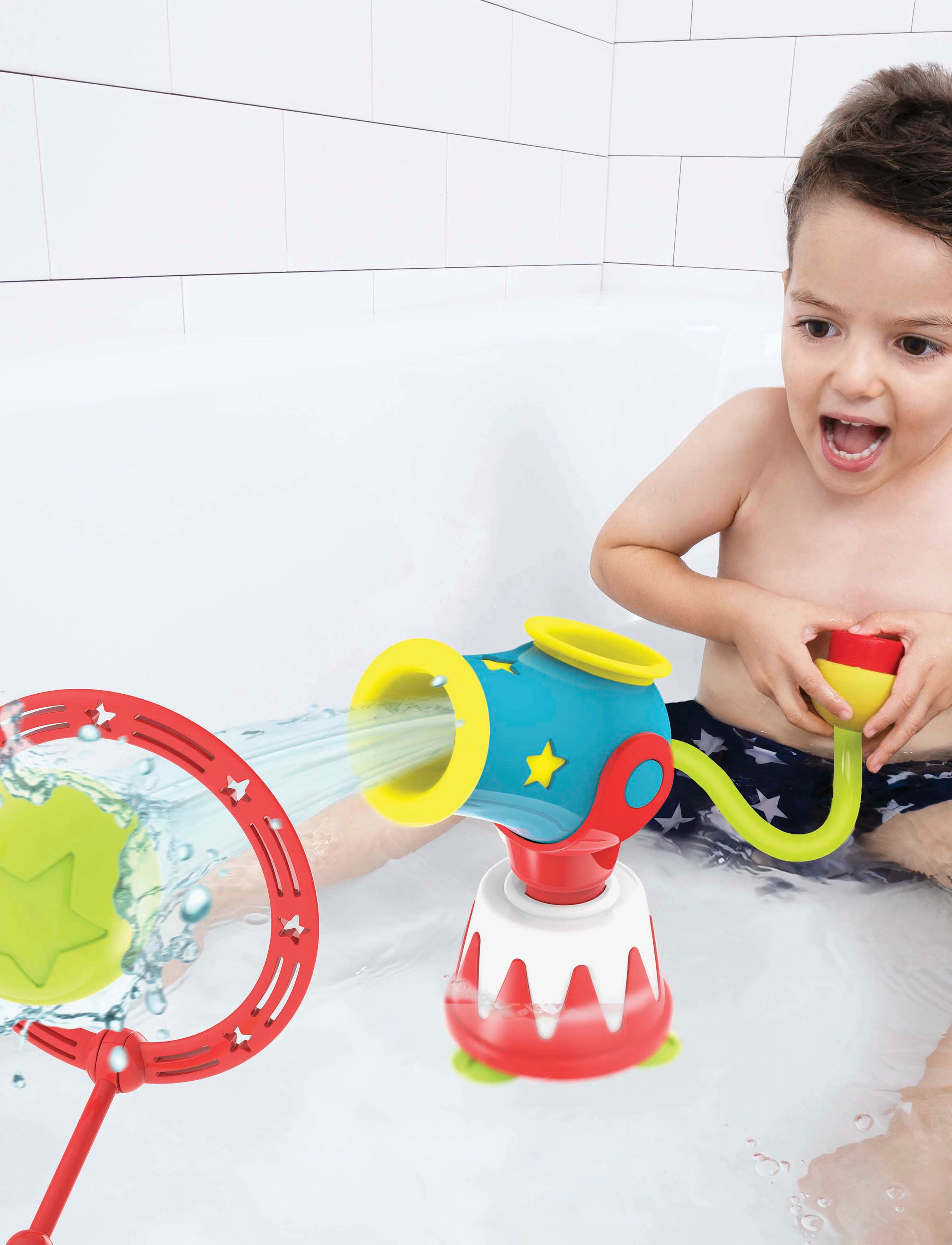 Yookidoo Ball Blaster Water Cannon, One Size, Multi/patterned, Bath & Water Legetøj > Bath Legetøj, Børn