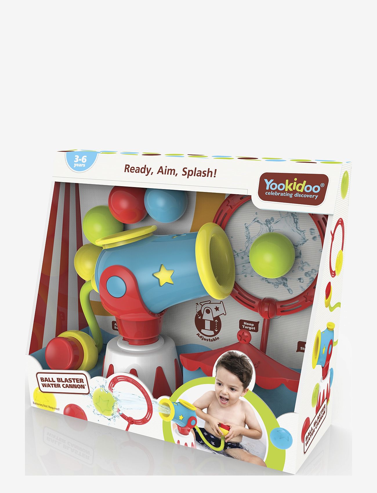 Yookidoo - Ball Blaster Water Cannon - badleksaker - multicolor - 3