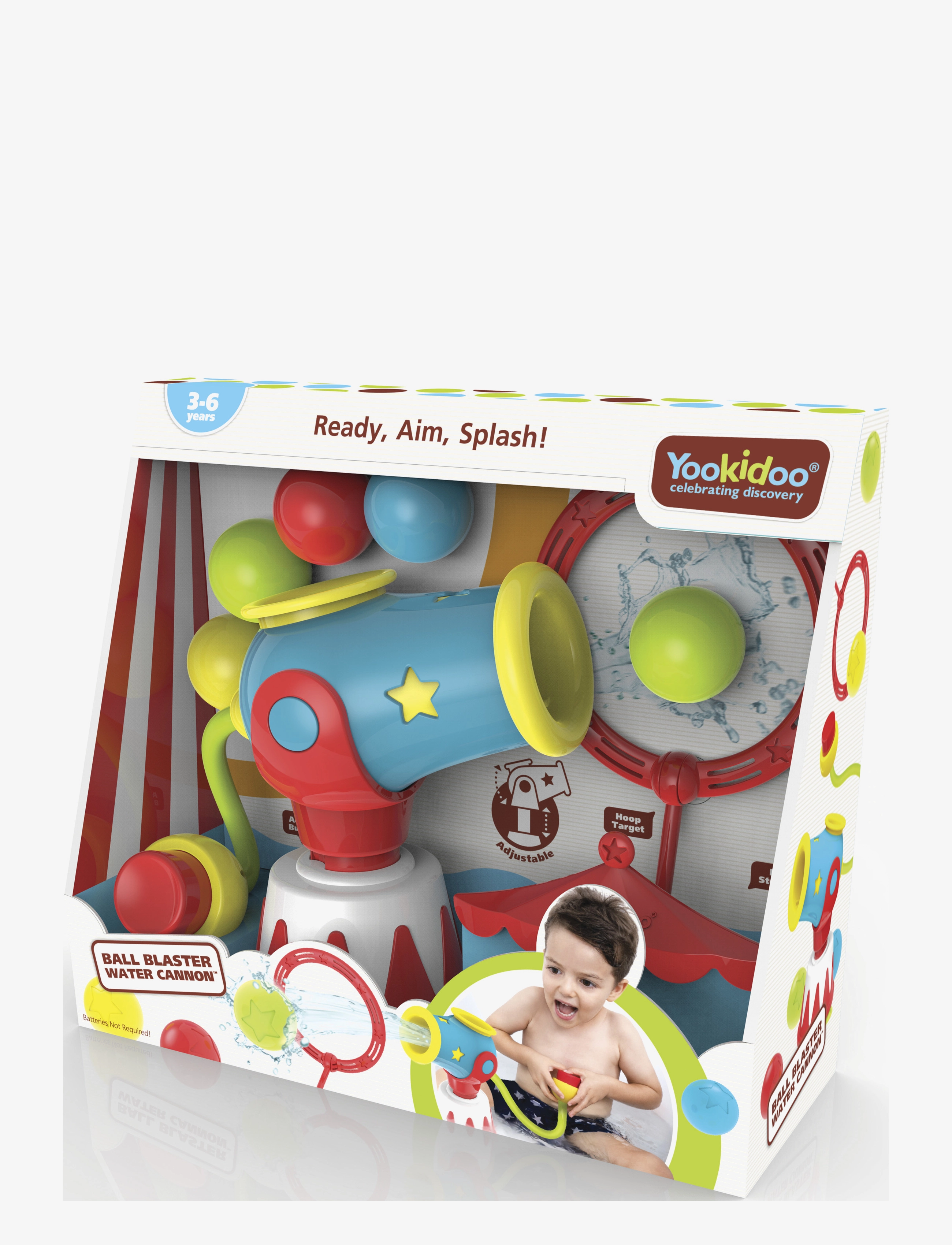 Yookidoo - Ball Blaster Water Cannon - badelegetøj - multicolor - 2