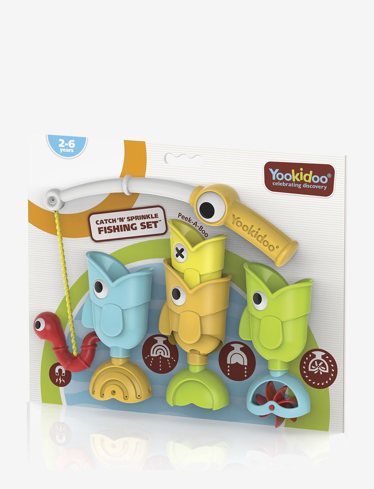 Yookidoo - Catch 'N' Sprinkle Fishing Set - badelegetøj - multicolor - 1