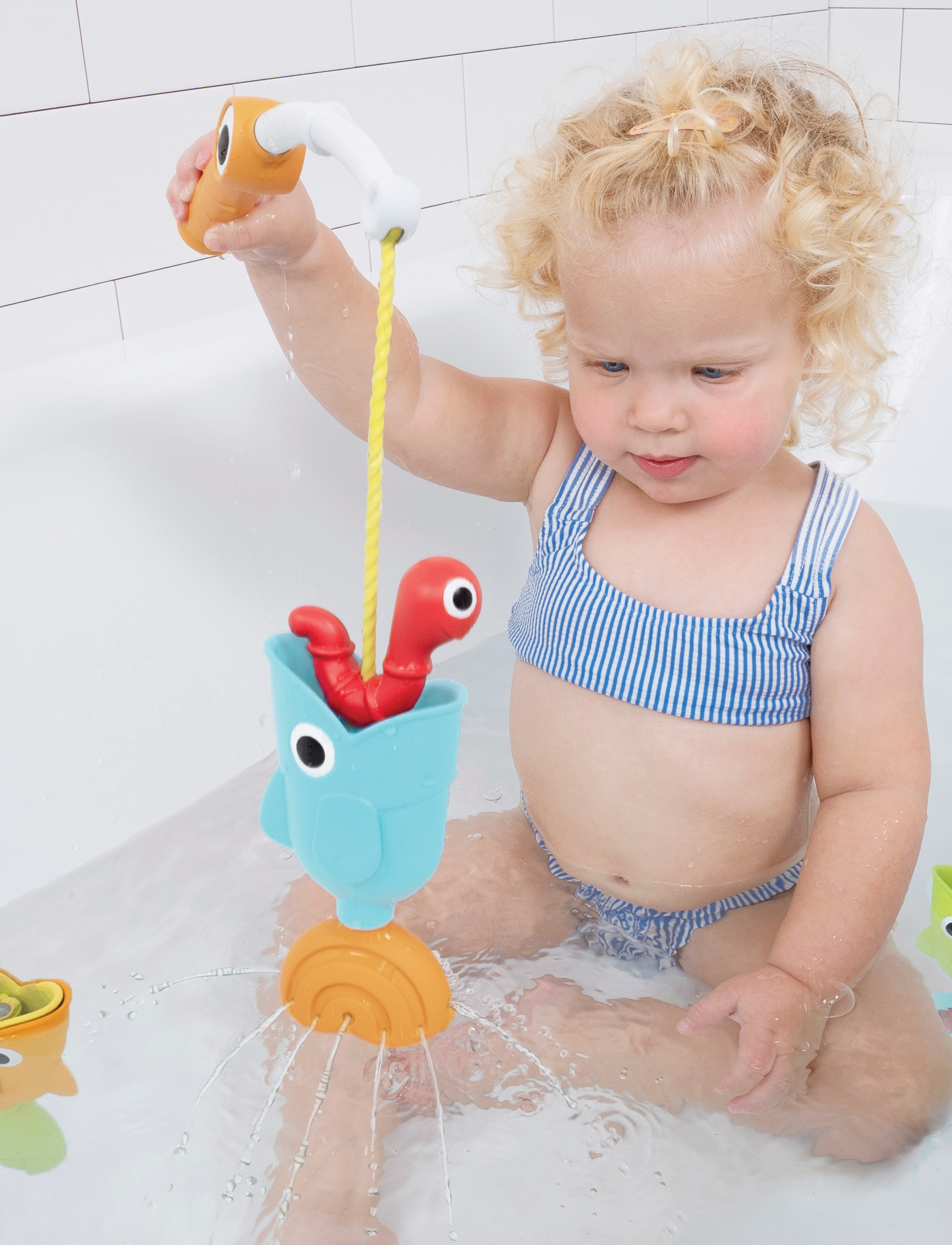 Yookidoo Catch 'N' Sprinkle Fishing Set, One Size, Multi/patterned, Bath & Water Legetøj > Bath Legetøj, Børn