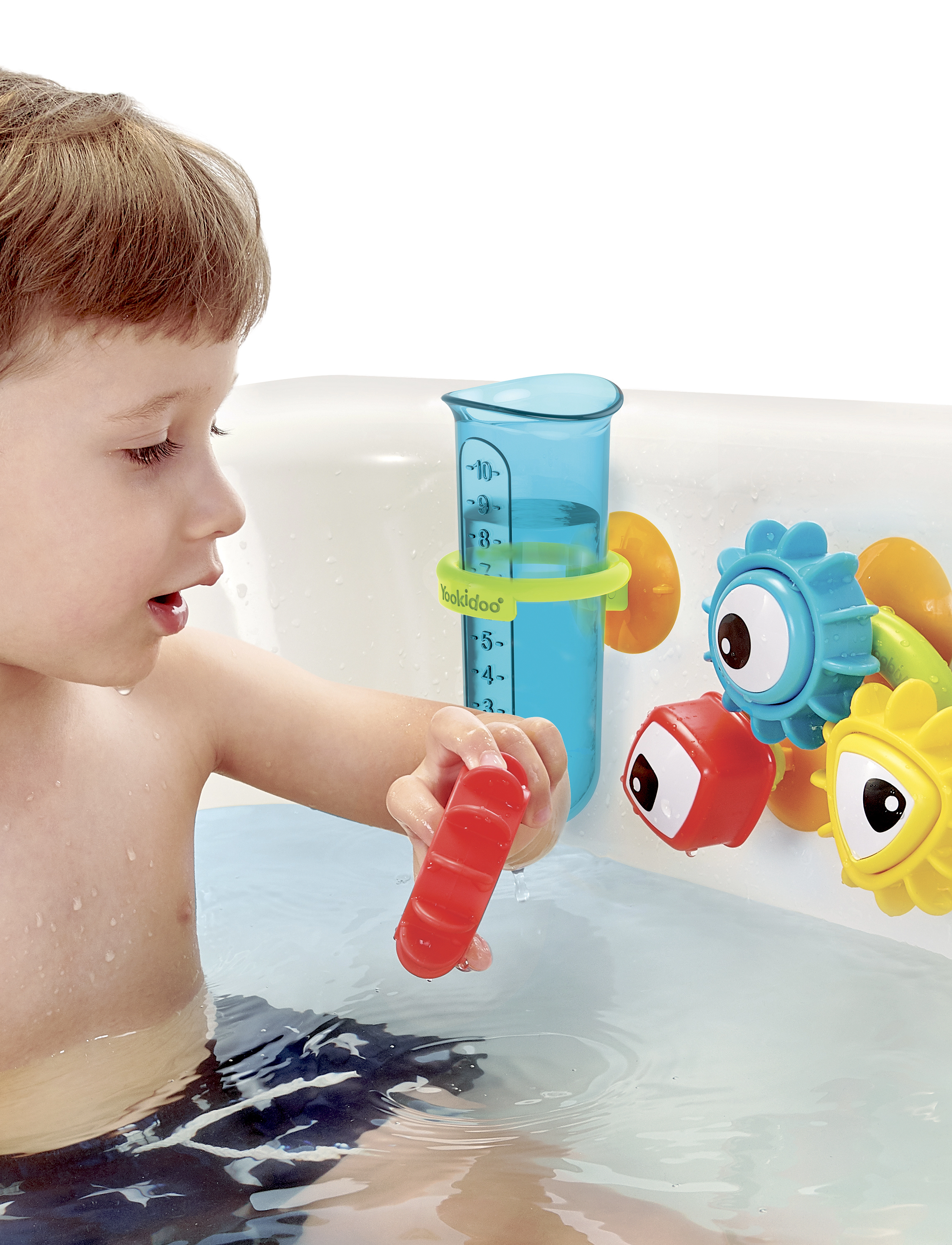 Yookidoo Spin 'N' Sort Water Gear, One Size, Multi/patterned, Bath & Water Legetøj > Bath Legetøj, Børn