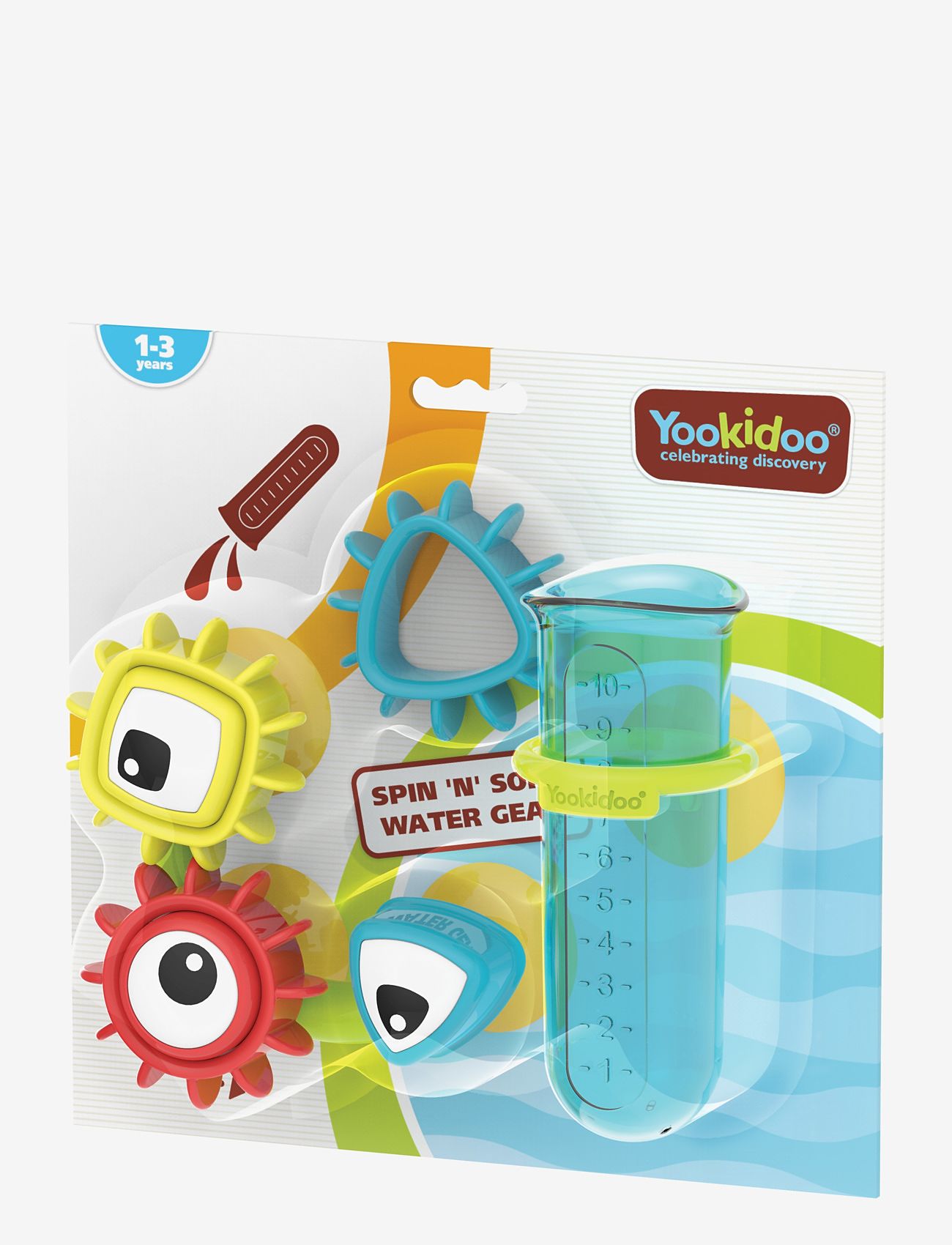 Yookidoo - Spin 'N' Sort Water Gear - badelegetøj - multicolor - 3