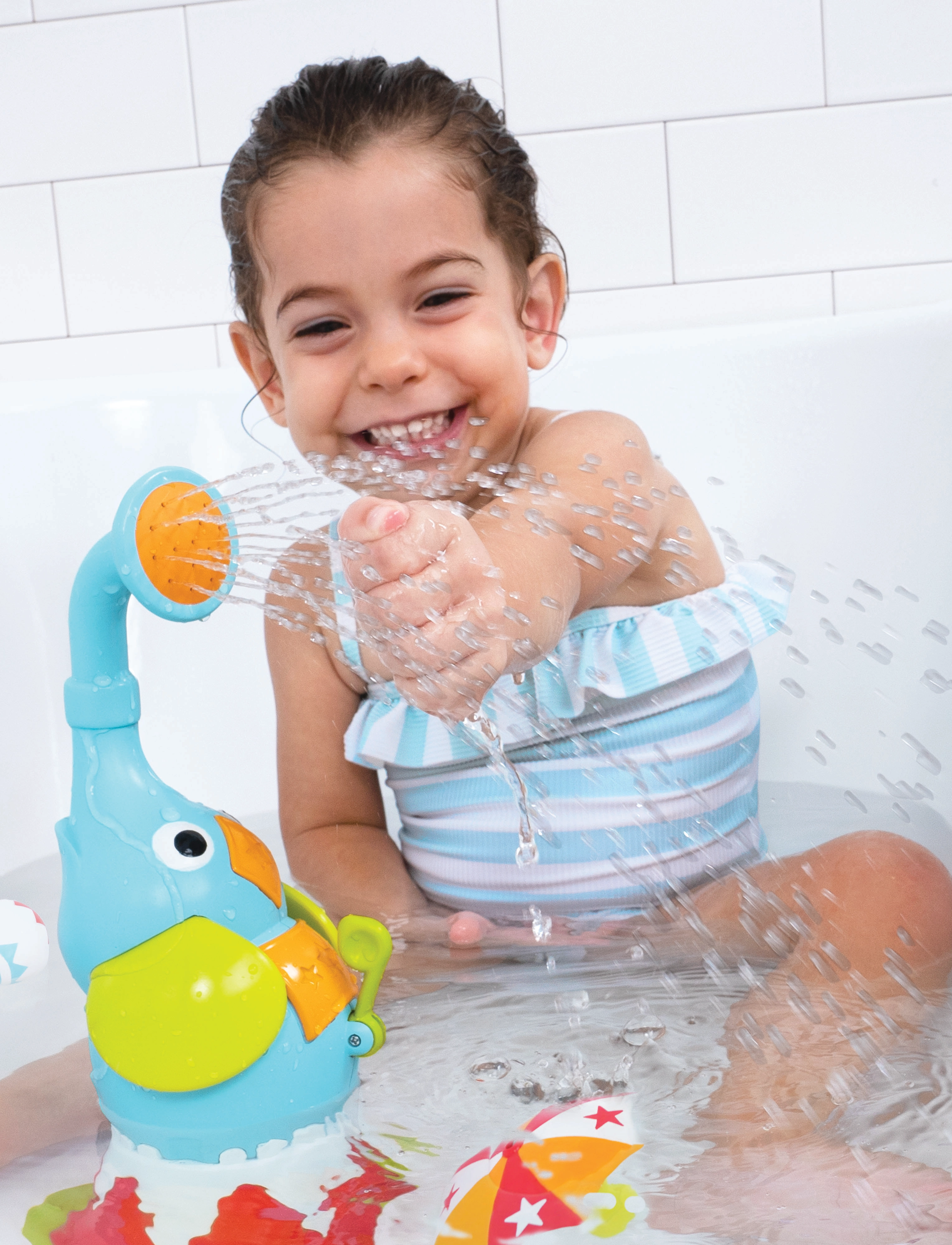 Yookidoo Elefountain Water Show, One Size, Multi/patterned, Bath & Water Legetøj > Bath Legetøj, Børn