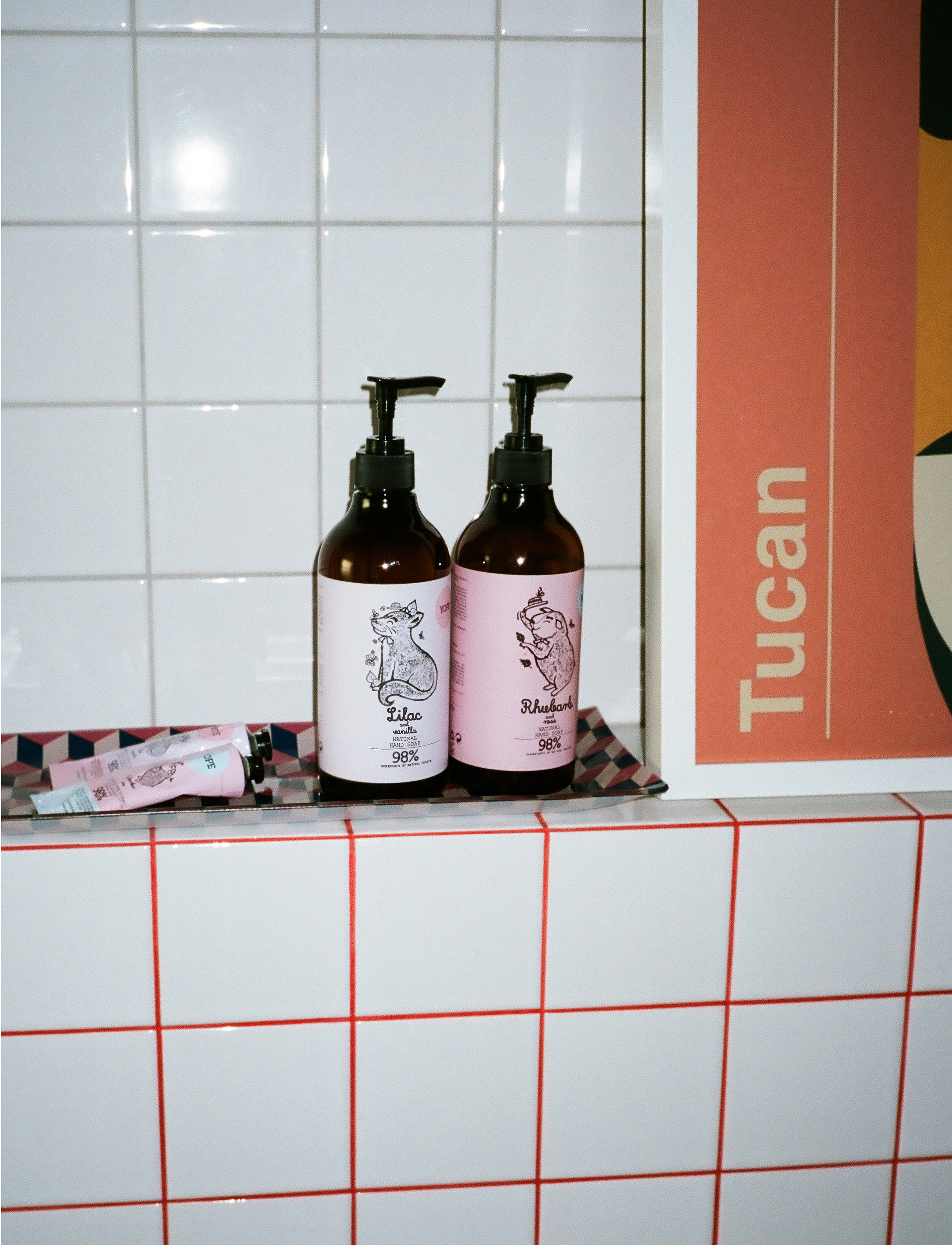 YOPE - YOPE Hand Soap Rhubarb and Rose PAO 500ml - flytande tvål - rhubarb and rose - 2