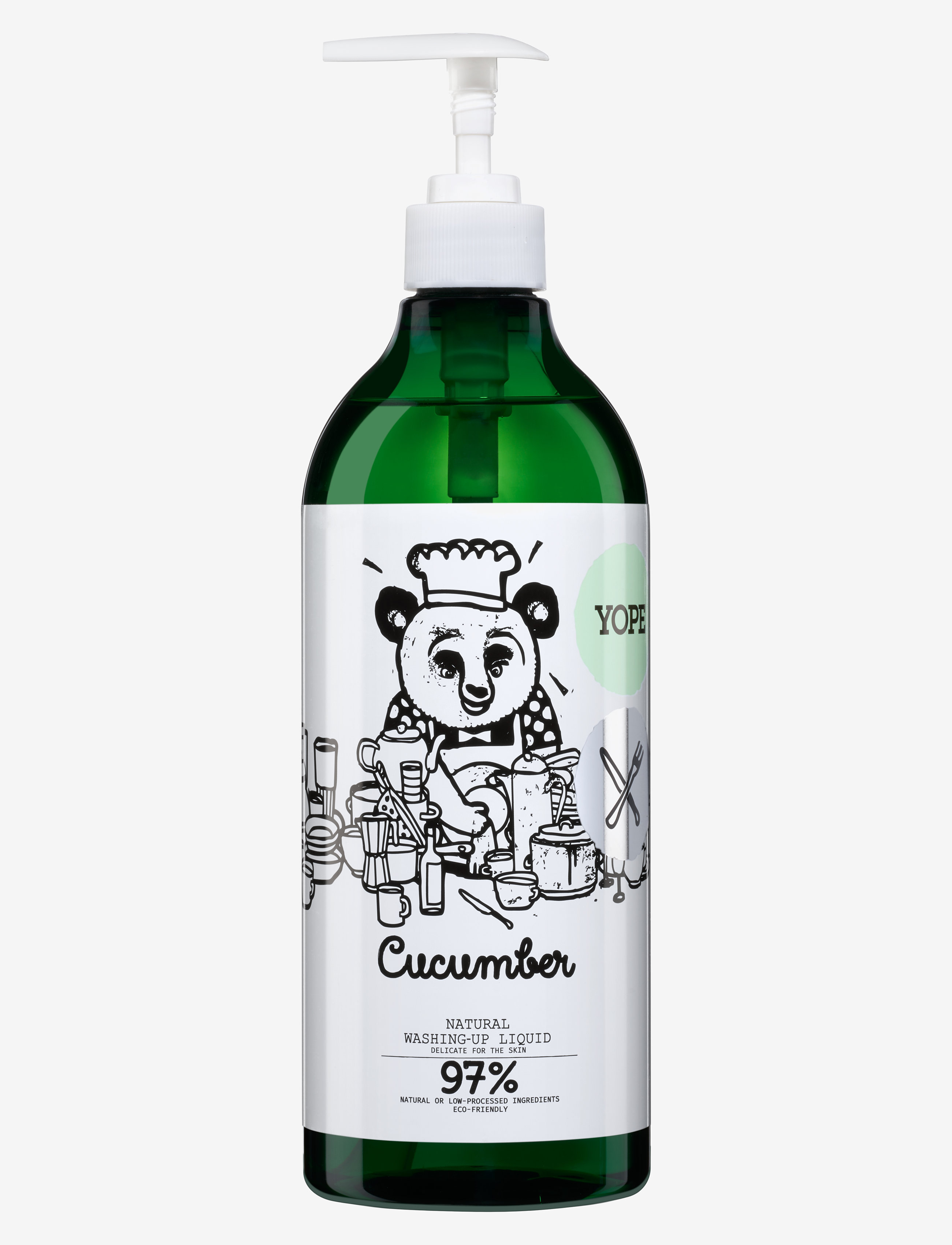 YOPE YOPE Natural Washing-Up Liquid Cucumber - Vegan beauty - CUCUMBER / clear
