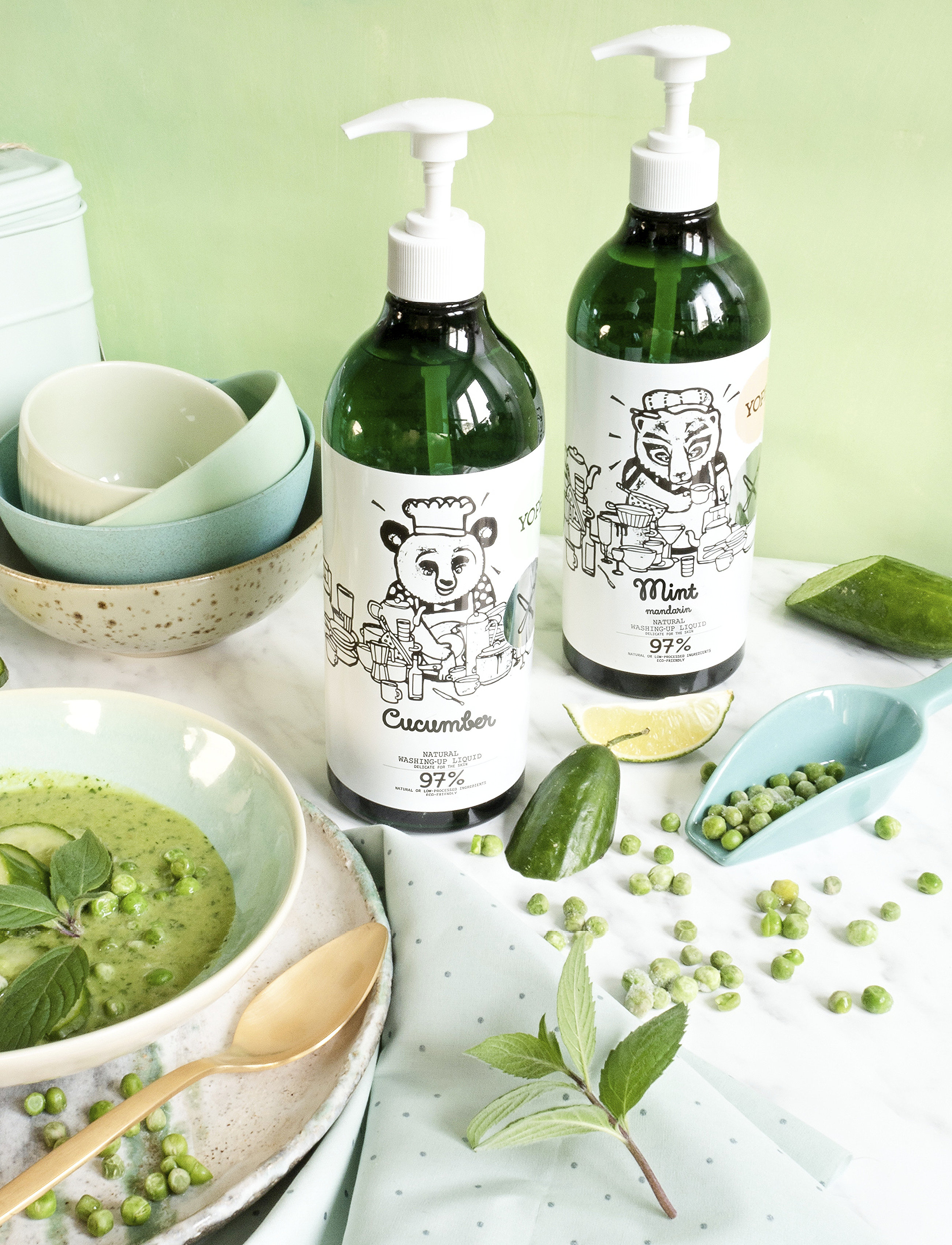 YOPE - YOPE Natural Washing-Up Liquid Cucumber - rengøringsprodukter - cucumber - 2