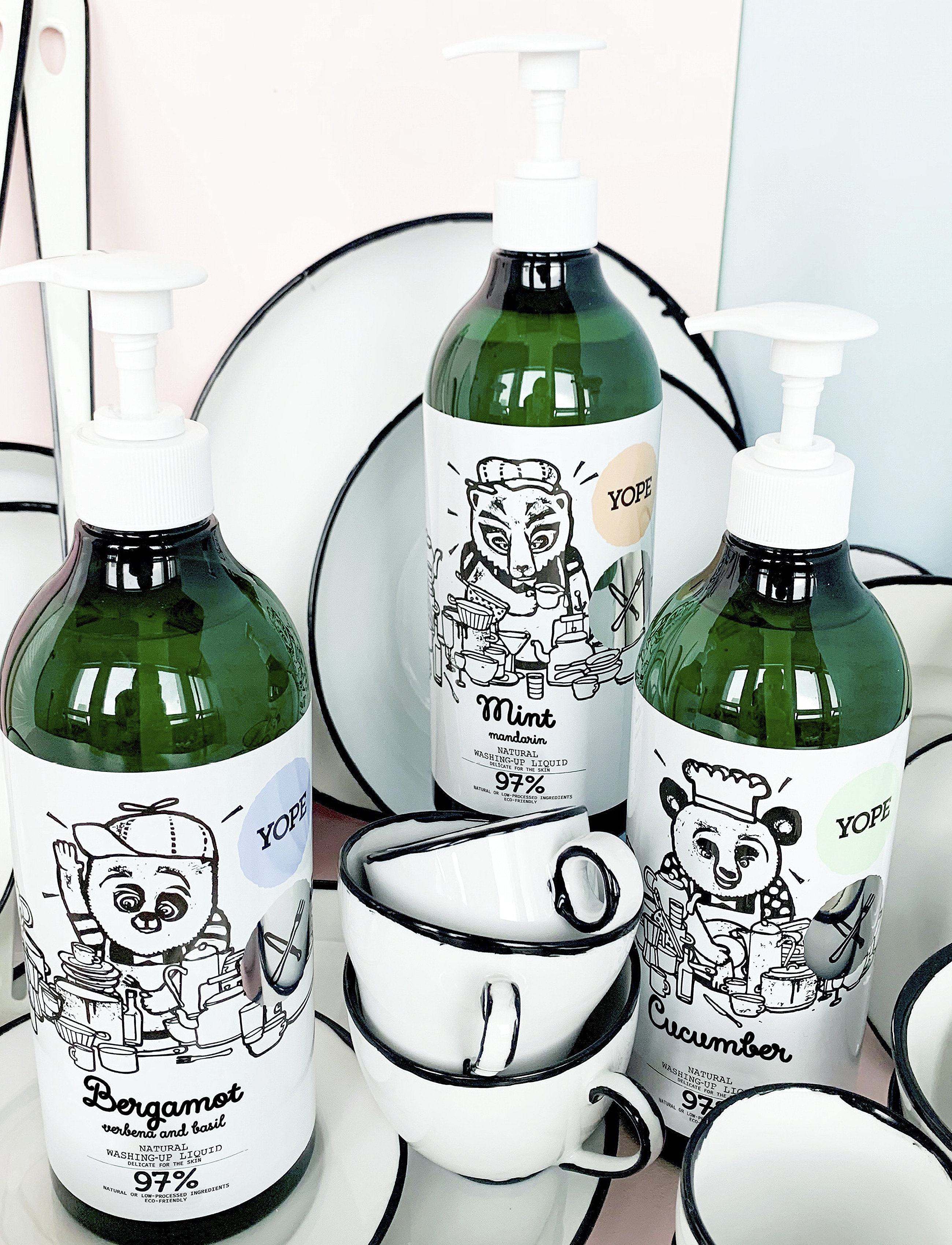 YOPE - YOPE Natural Washing-Up Liquid Cucumber - rengøringsprodukter - cucumber - 3