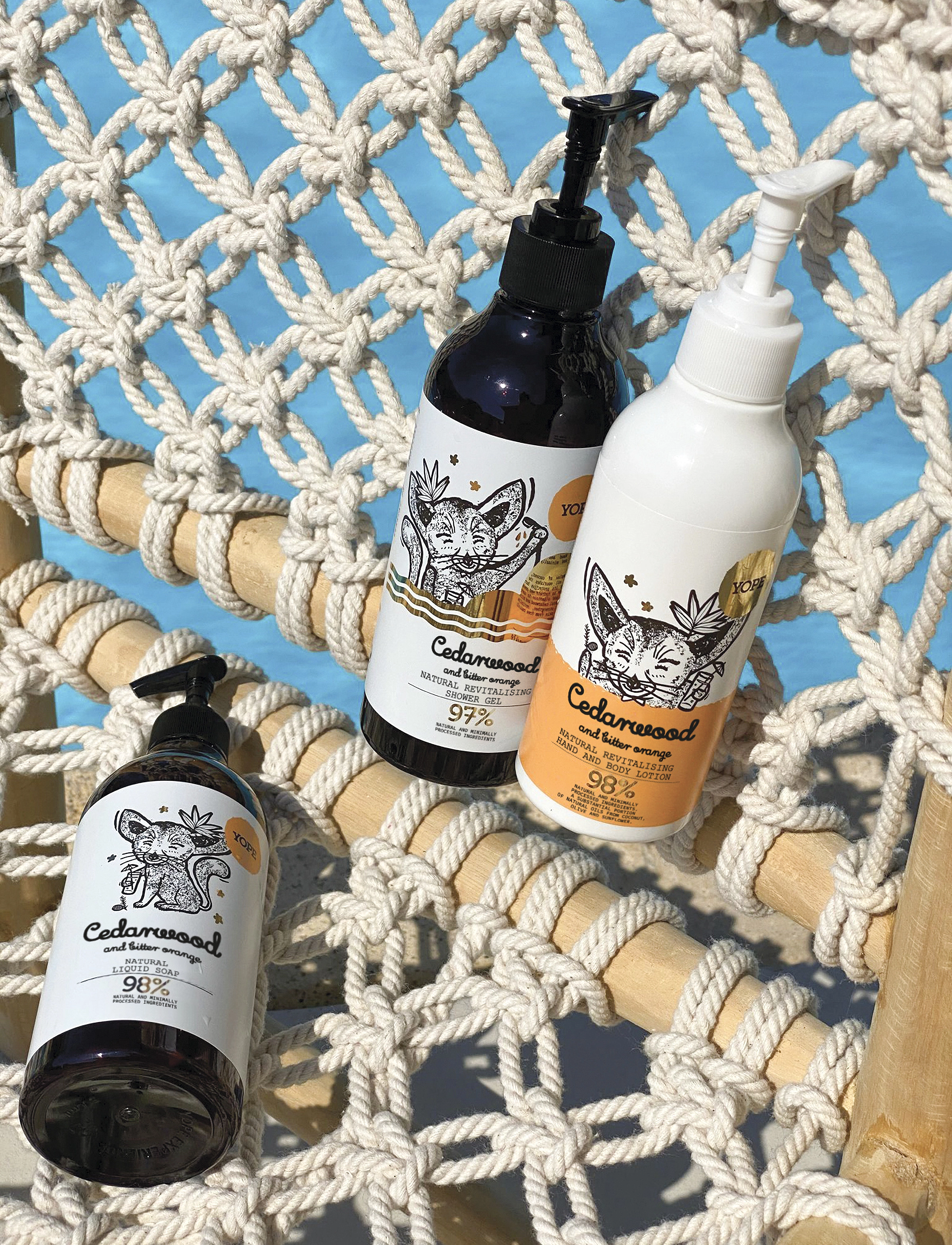 YOPE - YOPE Hand/Body Lotion Cedarwood & Bitter Orange - húðmjólk og krem - no color - 3
