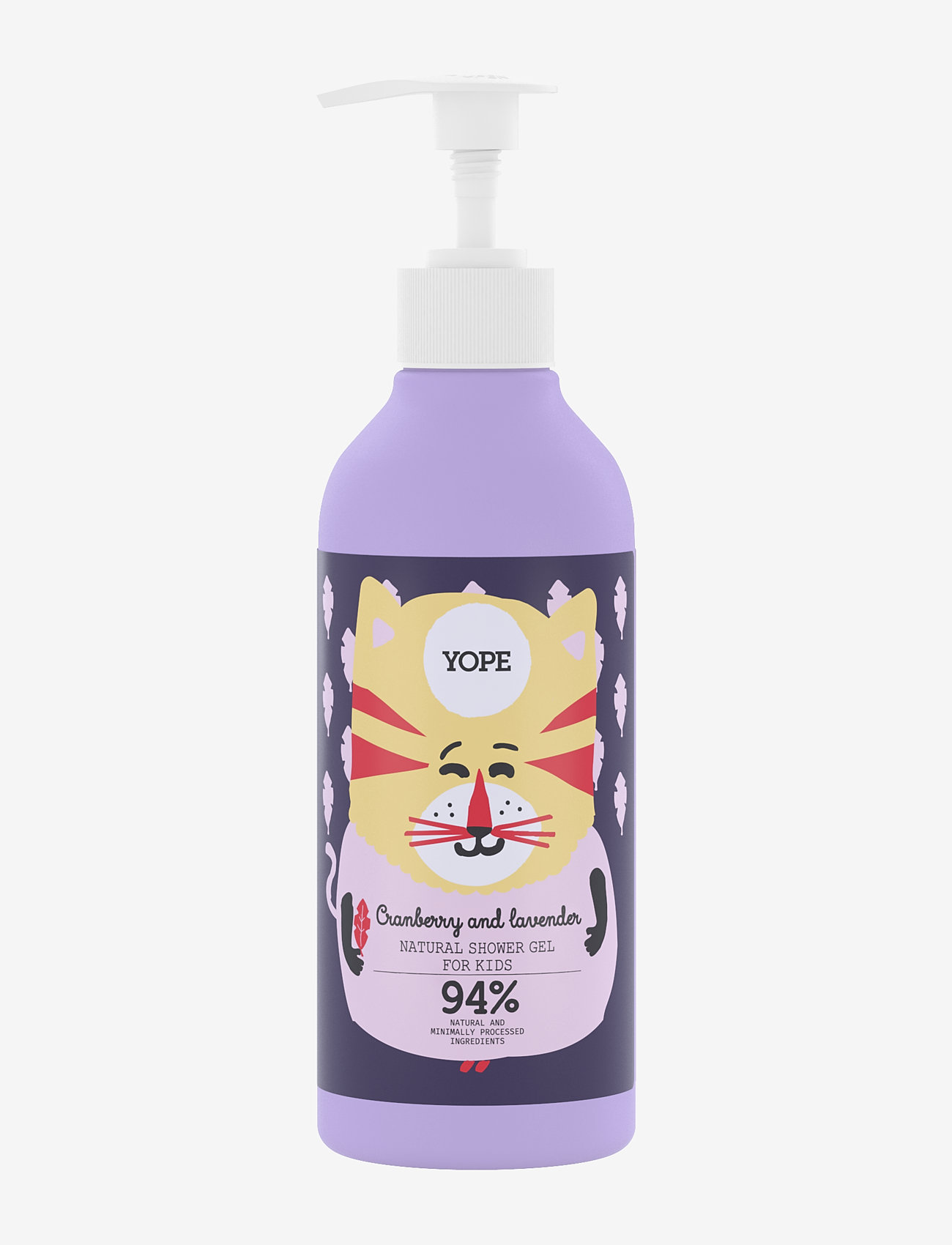 YOPE - YOPE Shower Gel for Kids Cranberry & Lavender - shower gel & bruseolier - cranberry & lavender - 1