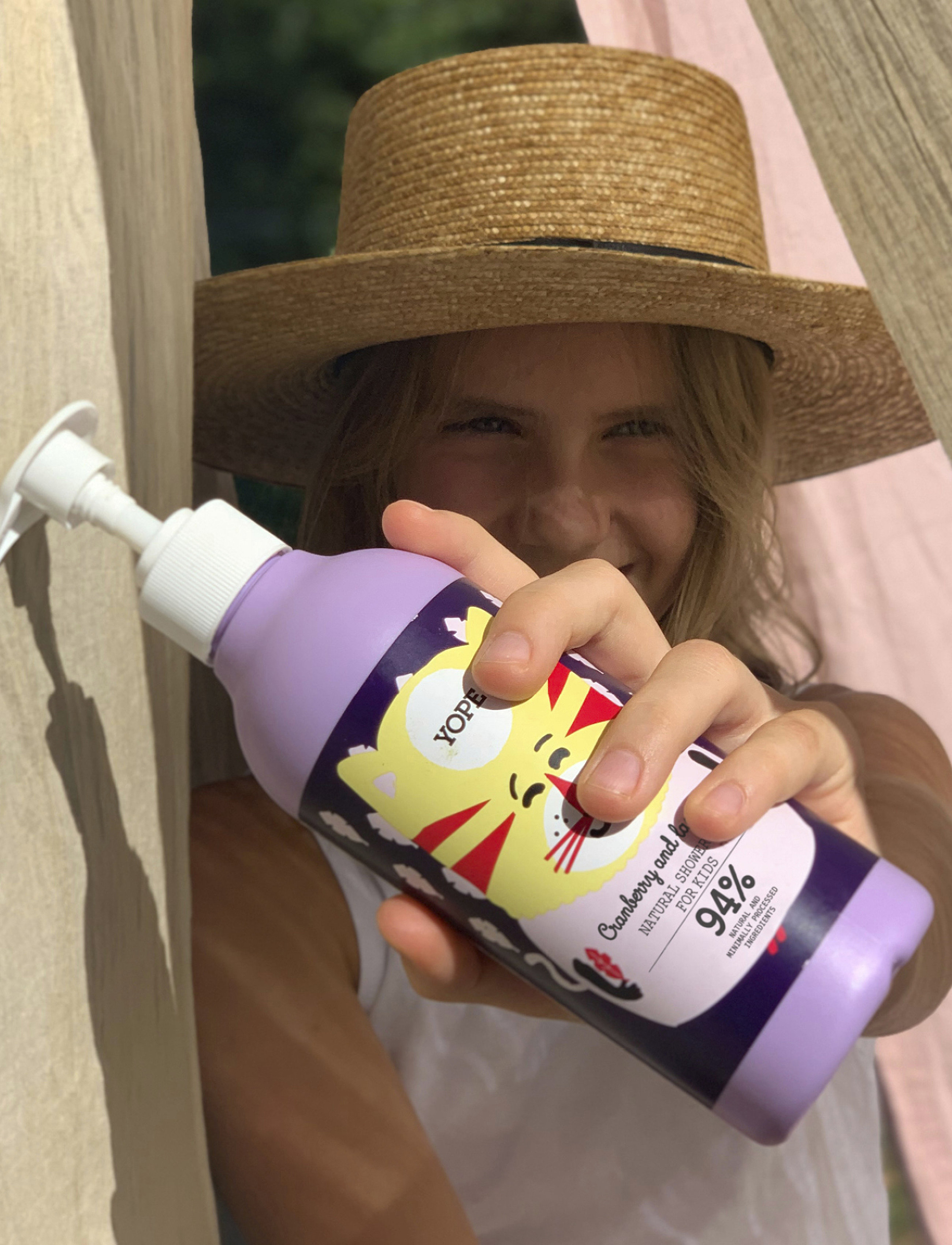 YOPE - YOPE Shower Gel for Kids Cranberry & Lavender - shower gel & bruseolier - cranberry & lavender - 3