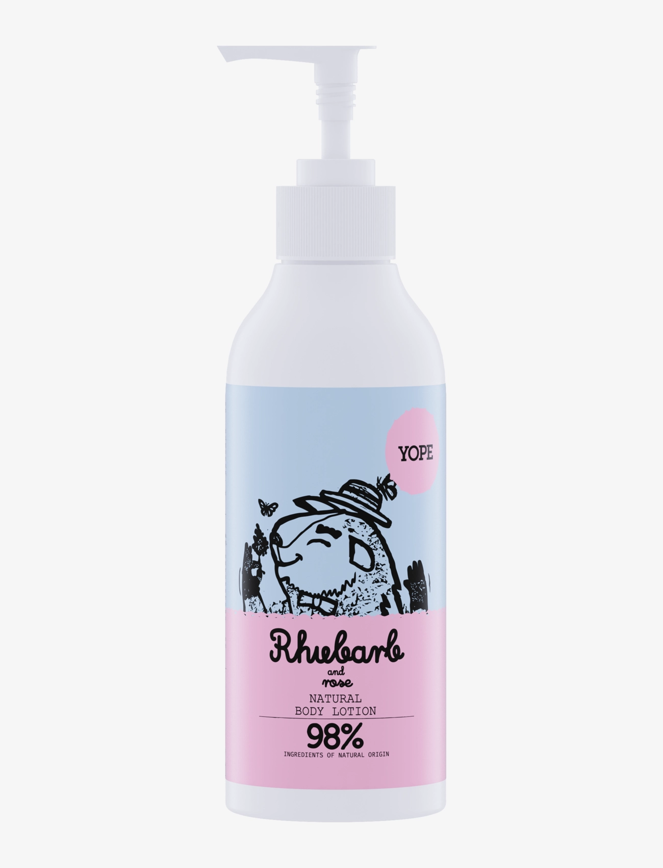 YOPE YOPE Body Lotion Rhubarb and Rose - Hudpleje - RHUBARB AND ROSE / clear