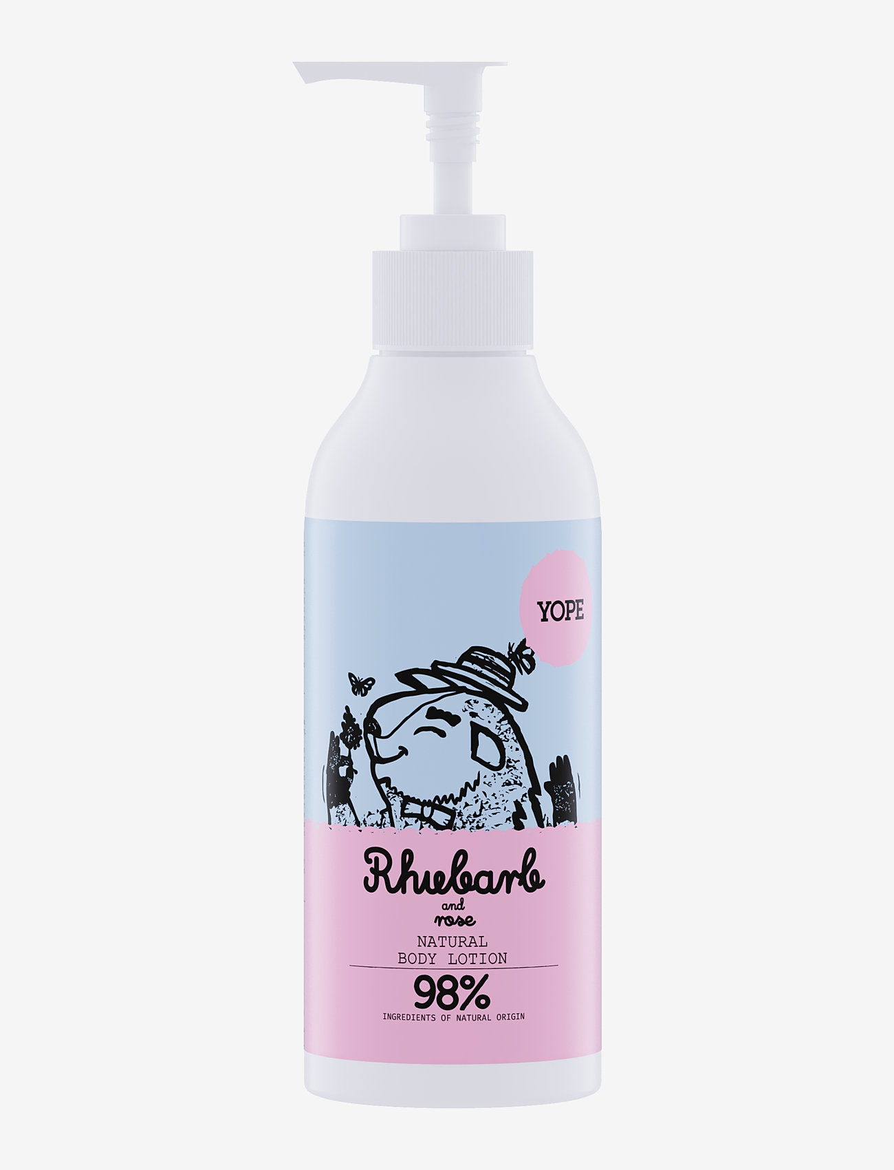 YOPE YOPE Body Lotion Rhubarb and Rose - Body lotions - RHUBARB AND ROSE / clear