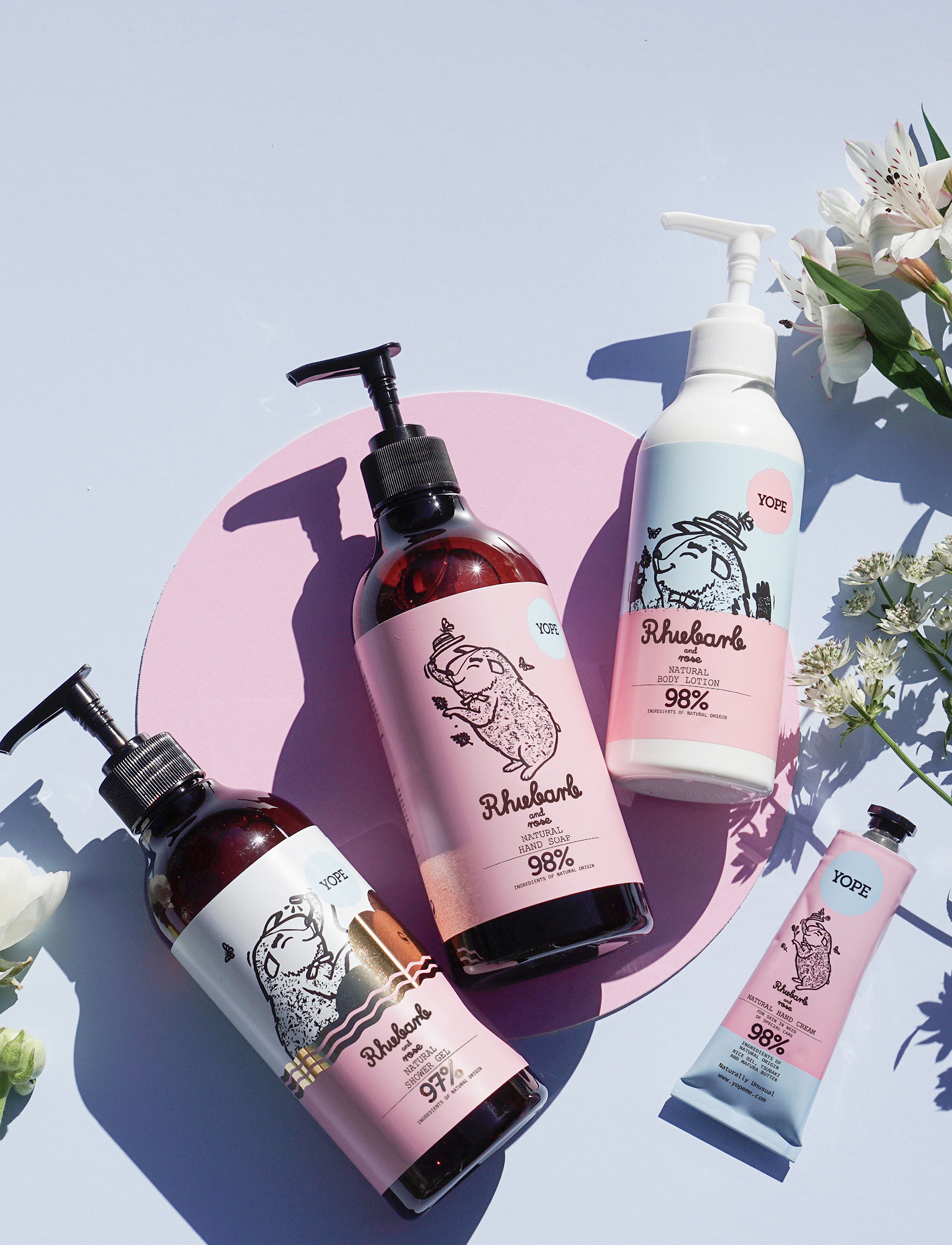 YOPE Yope Body Lotion Rhubarb And Rose, 300 ml, Nude, Kropspleje > Cremer & Lotions & Bodybutter, Dame