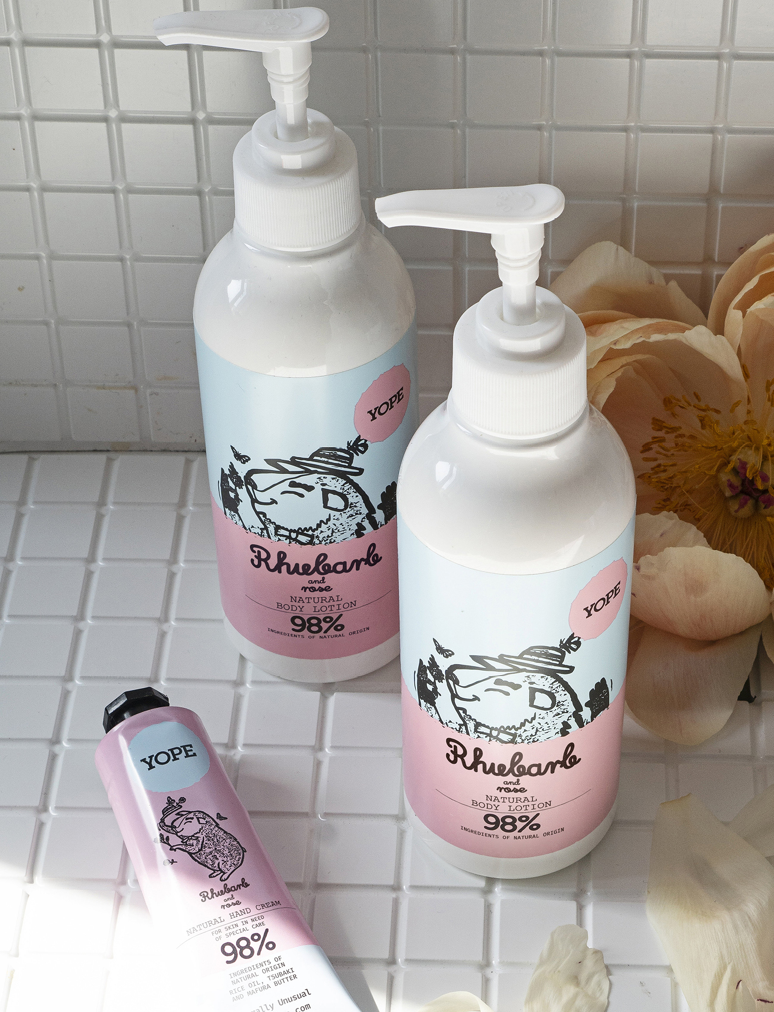 YOPE - YOPE Body Lotion Rhubarb and Rose - lotion & creme - rhubarb and rose - 3