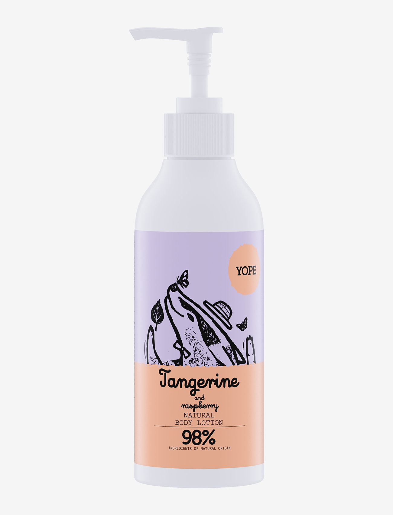 YOPE YOPE Body Lotion Tangerine and Raspberry - Hudpleje - TANGERINE AND RASPBERRY / clear