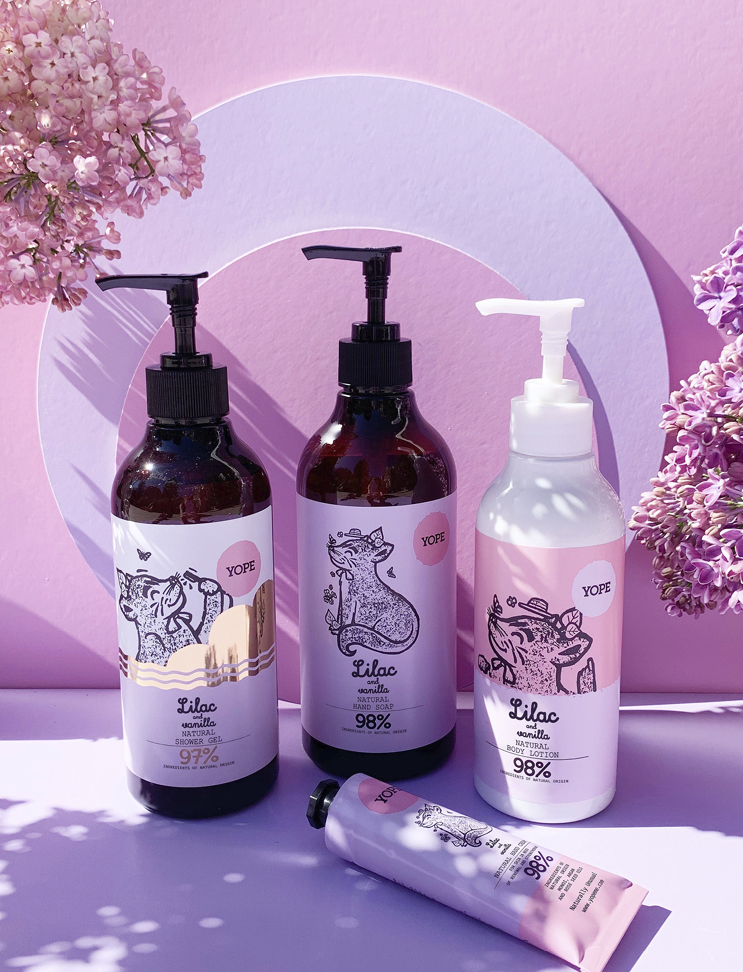 YOPE Yope Body Lotion Lilac And Vanilla, 300 ml, Nude, Kropspleje > Cremer & Lotions & Bodybutter, Dame