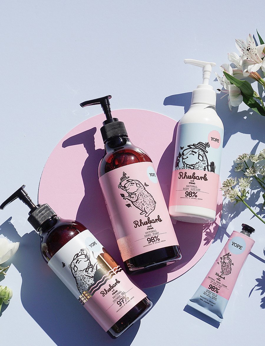 YOPE - YOPE Shower Gel Rhubarb and Rose - duschgel & duscholjor - rhubarb and rose - 2