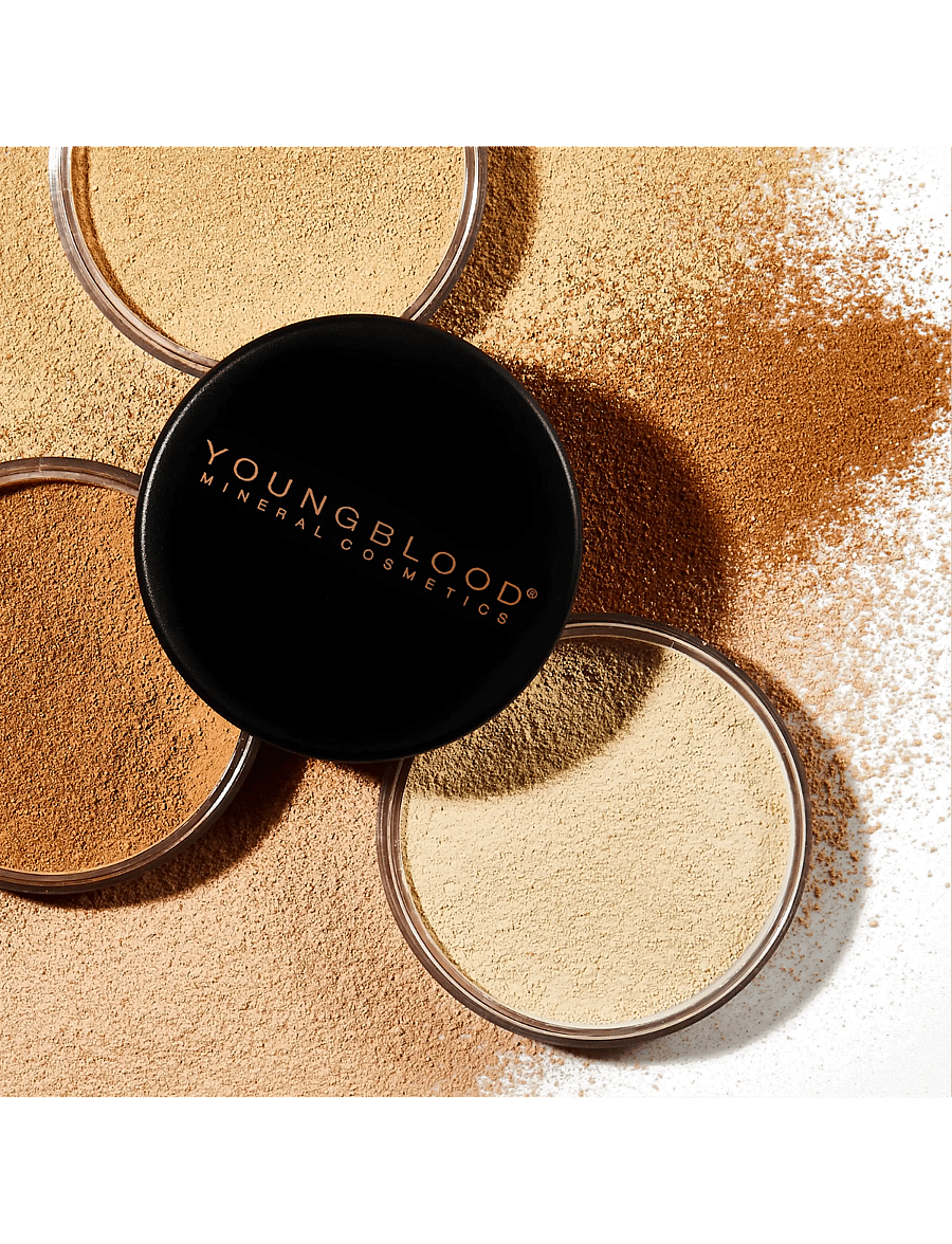 Youngblood Mineral Cosmetics - YB Loose Mineral Foundation - bliv klar til date night - rose beige - 1