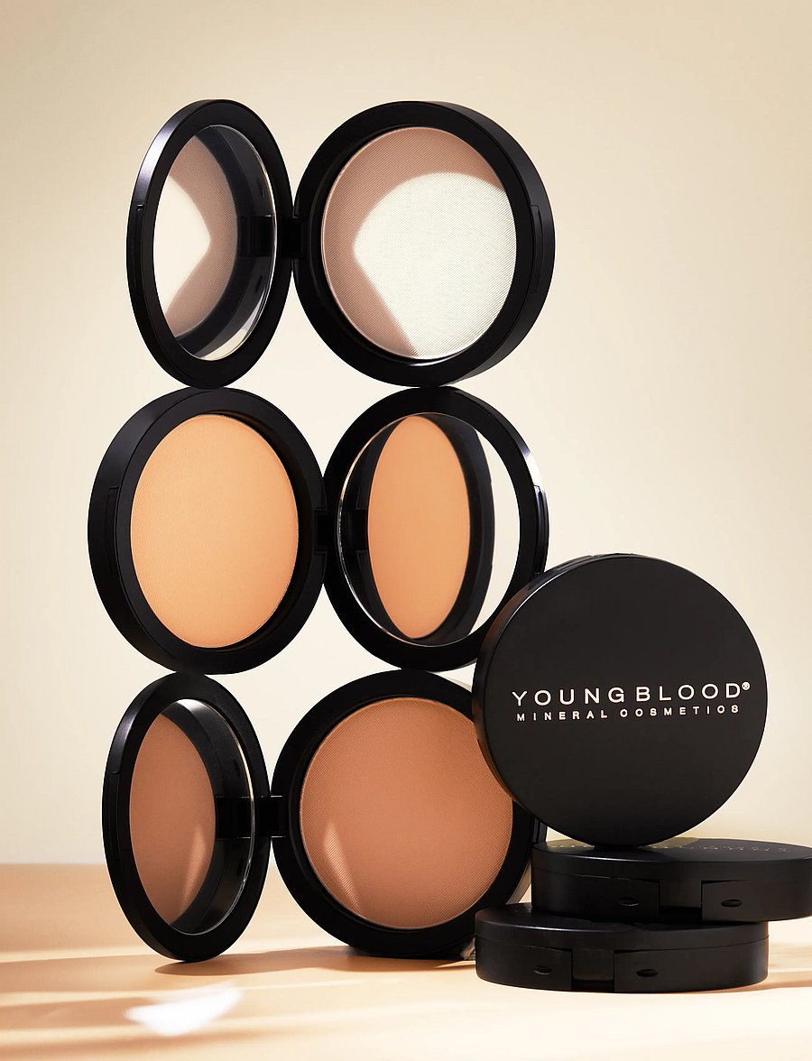 Youngblood Mineral Cosmetics - YB Pressed Mineral Rice Setting Powder - bliv klar til date night - pink/brightening - 3