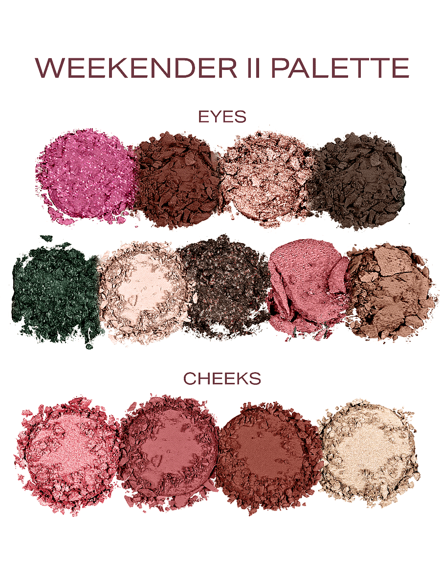 Youngblood Mineral Cosmetics - YB Weekender Palette II - Øjne & bryn - the weekender palette - 2