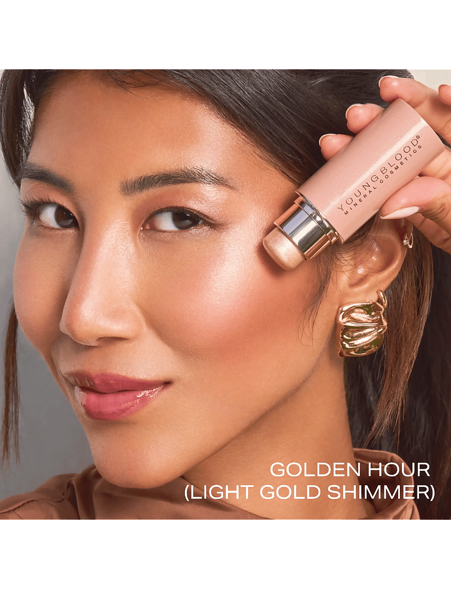 Youngblood Mineral Cosmetics - YB Pro Glow Crème Highlighter Stick - bliv klar til date night - golden hour - 2
