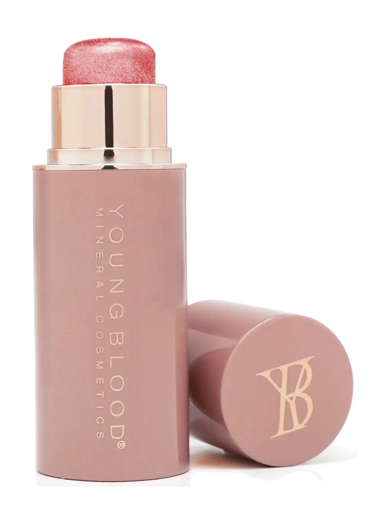 Youngblood Mineral Cosmetics YB Pro Glow Crème Highlighter Stick Tryst - Youngblood - TRYST / pink/rose