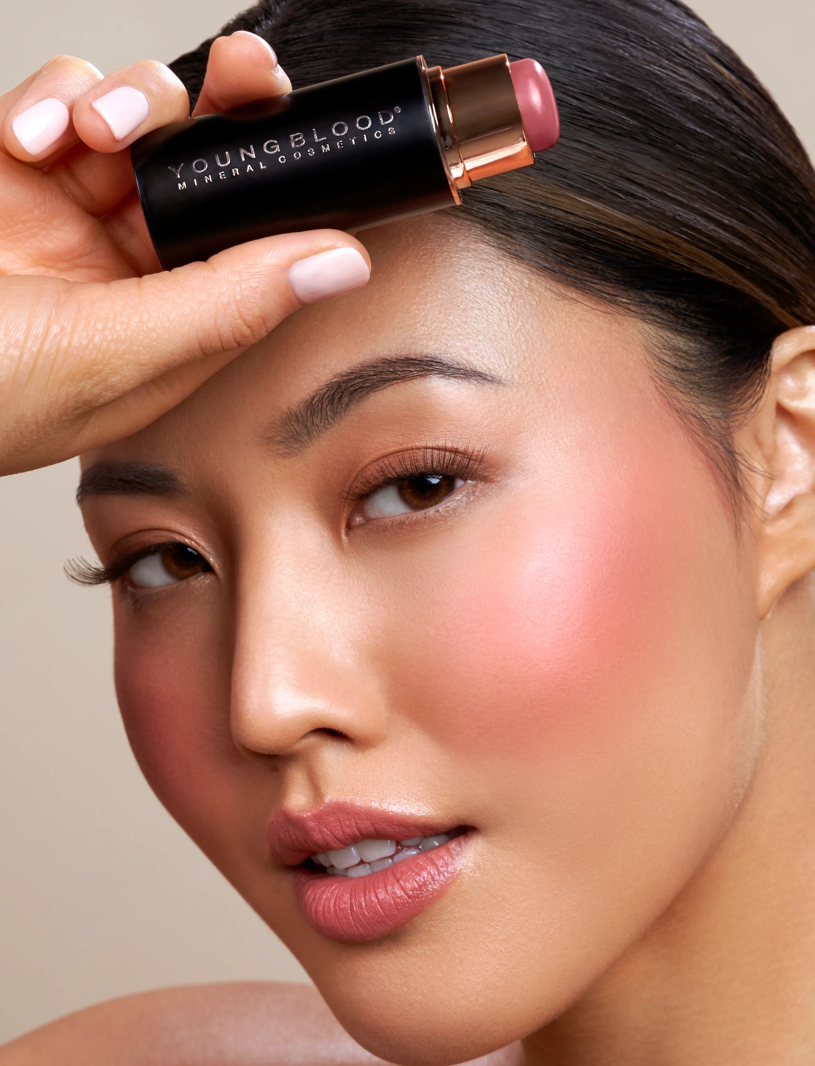 Youngblood Mineral Cosmetics - YB VividLuxe Creme Blush - rouge - mulberry - 0
