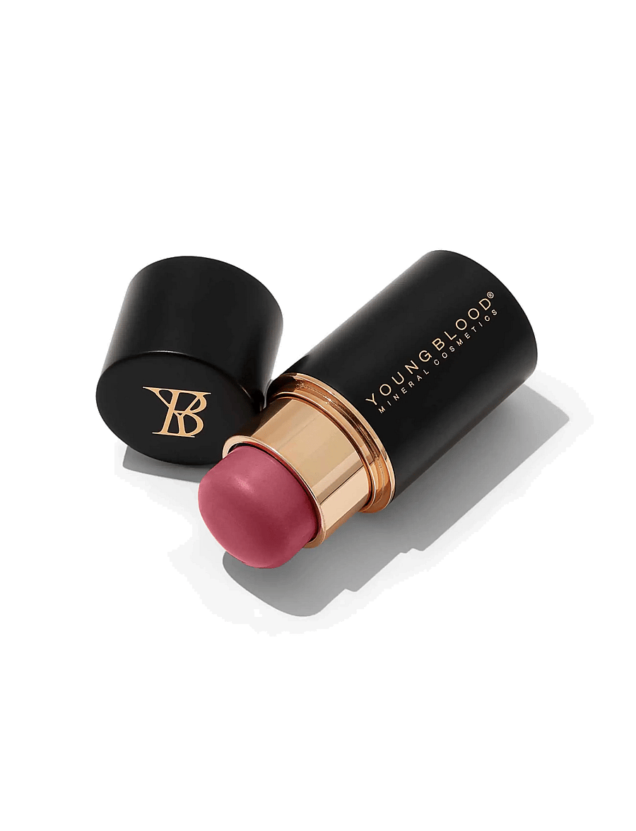 Youngblood Mineral Cosmetics - YB Mini VividLuxe Crème Blush Stick - bliv klar til date night - mulberry - 1