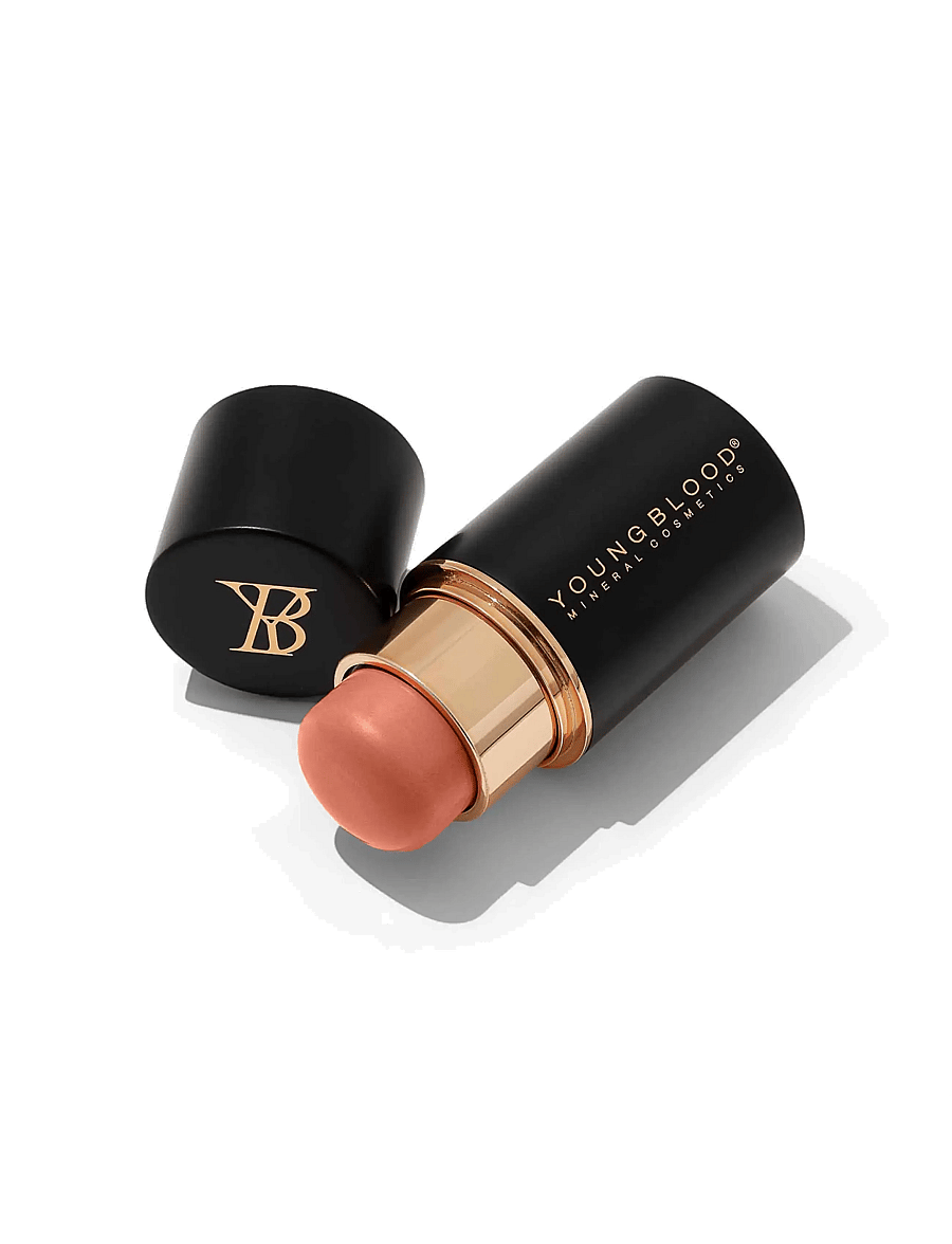 Youngblood Mineral Cosmetics - YB Mini VividLuxe Crème Blush Stick - bliv klar til date night - bellini - 2