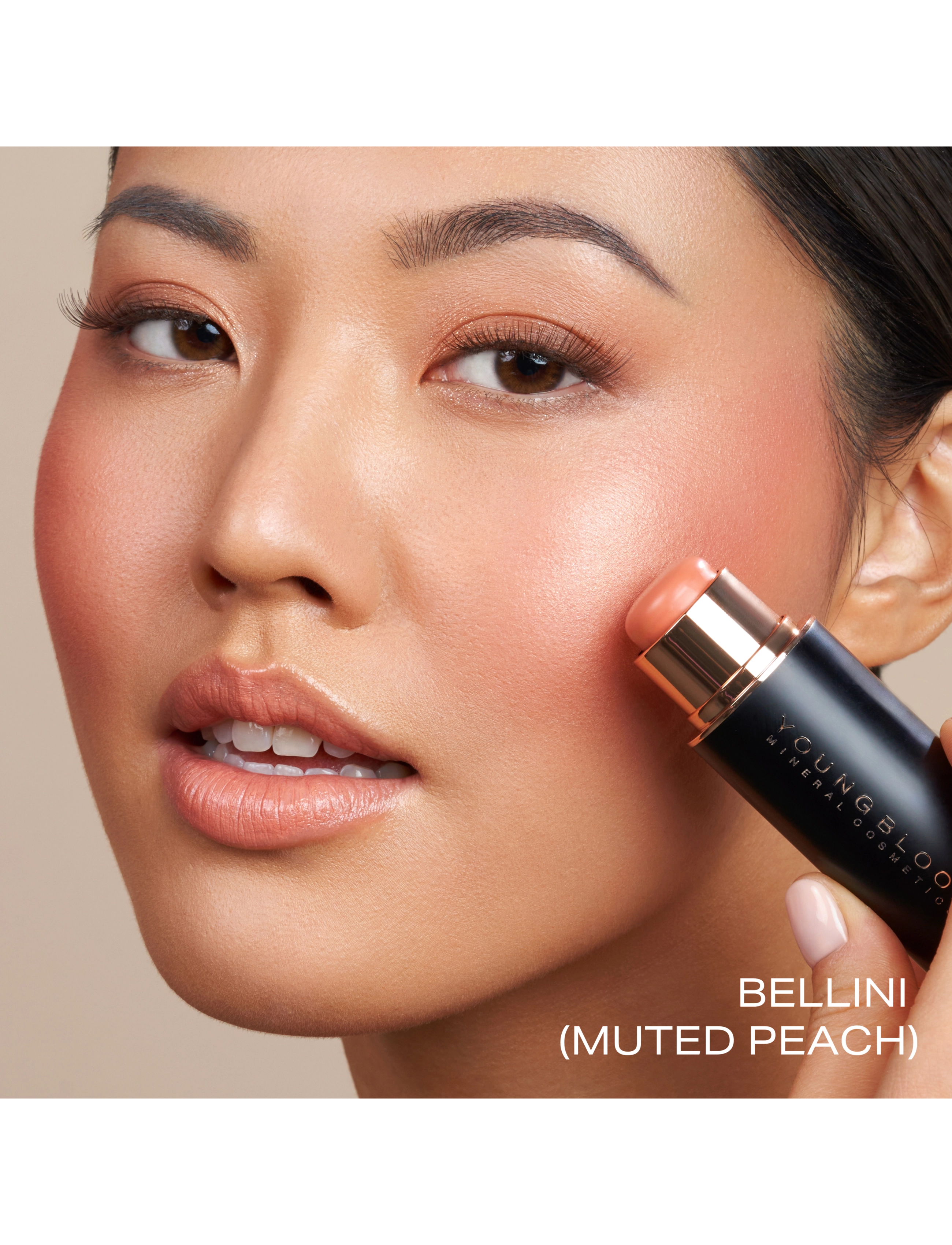 Youngblood Mineral Cosmetics - YB Mini VividLuxe Crème Blush Stick - bellini - 4