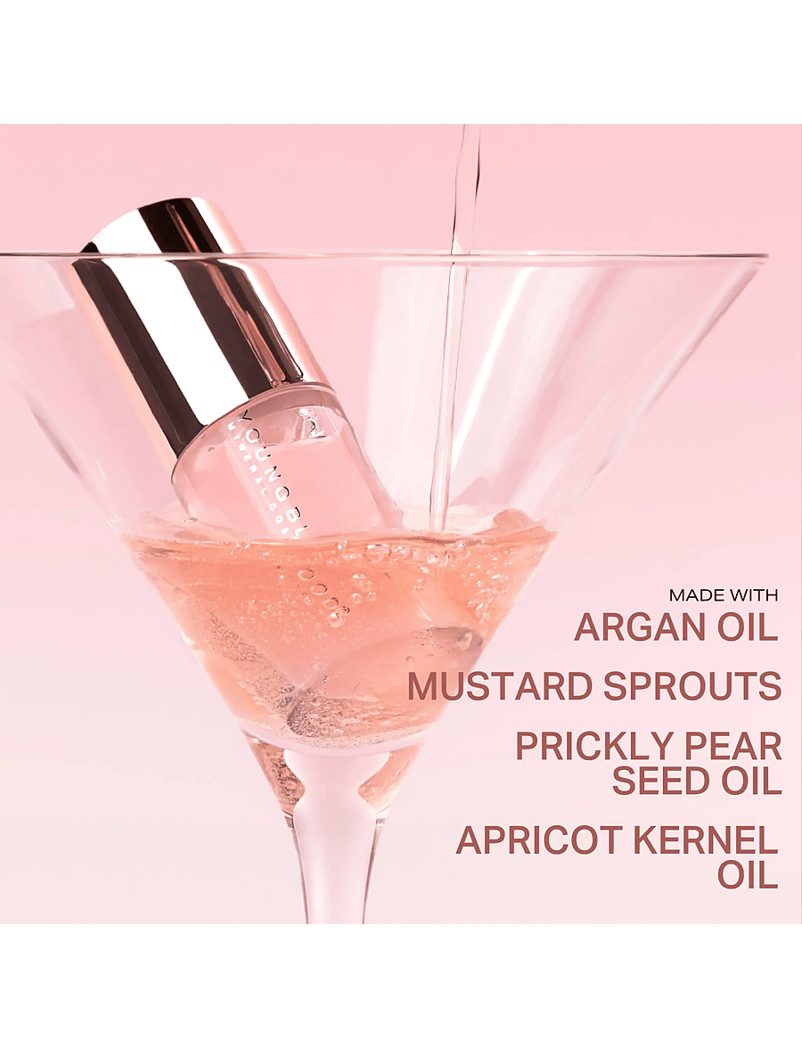 Youngblood Mineral Cosmetics - YB EverGlow™ Peptide Plumping Lip Oil - bliv klar til date night - cosmo - 1