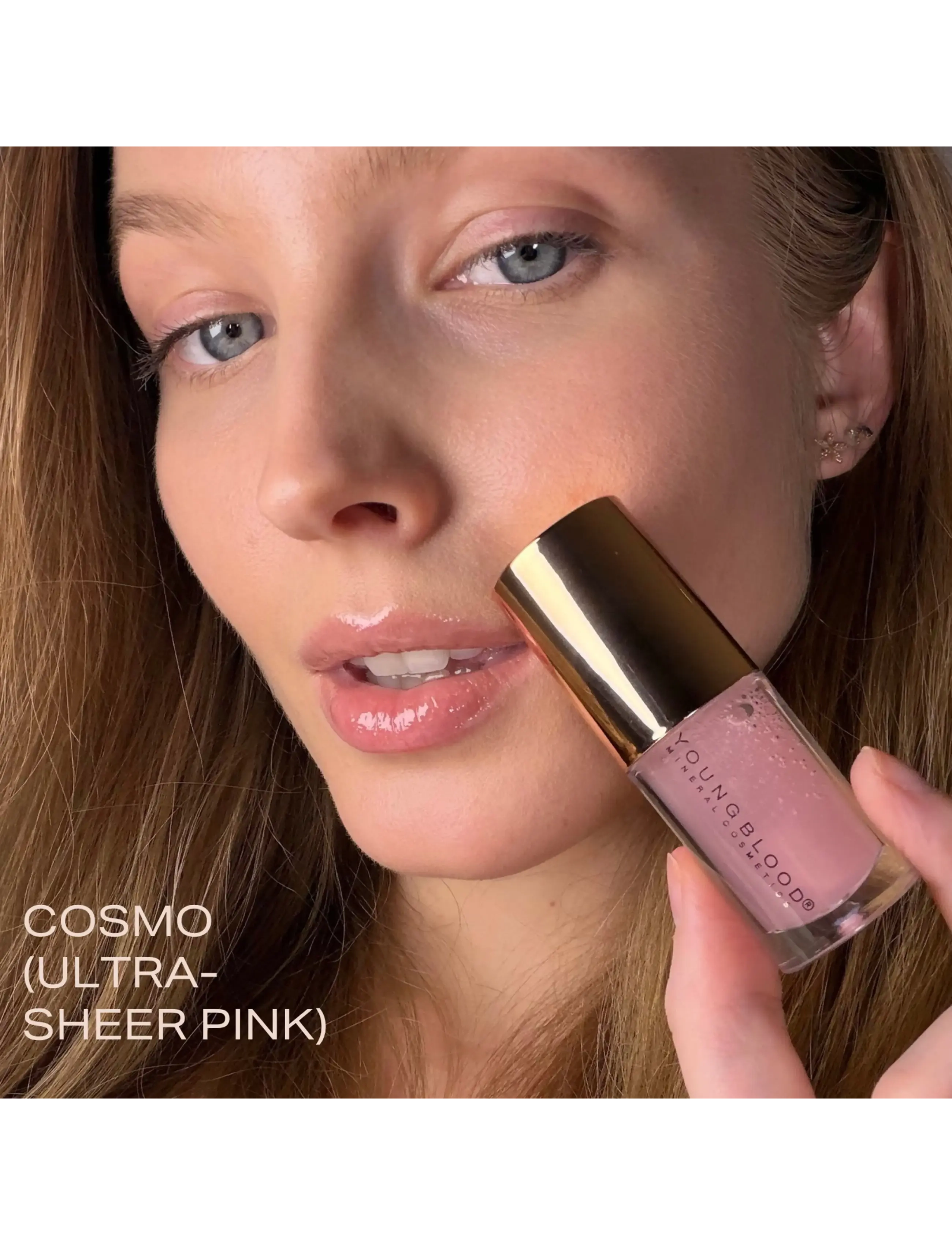Youngblood Mineral Cosmetics - YB EverGlow™ Peptide Plumping Lip Oil - redo för date night - cosmo - 3